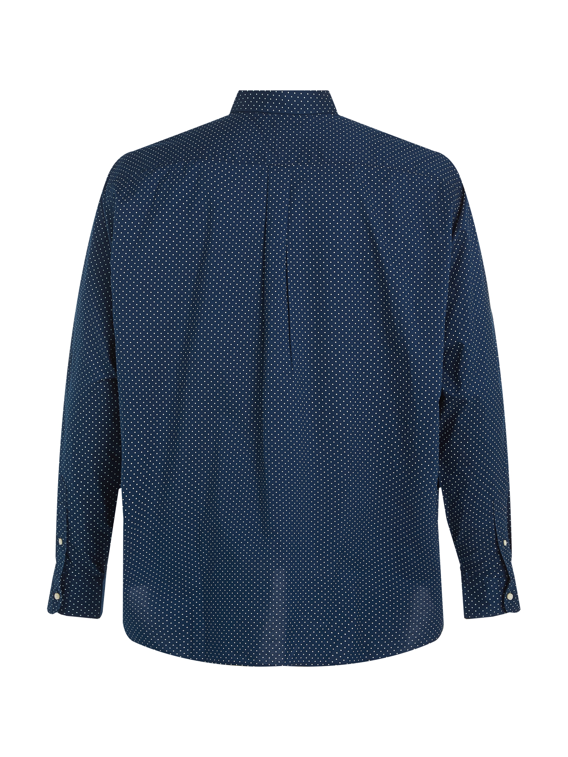 Tommy Hilfiger Big & Tall Langarmhemd »BT-FLEX POPLIN POLKA DOT S-B«, in Grossen Grössen, Logostickerei