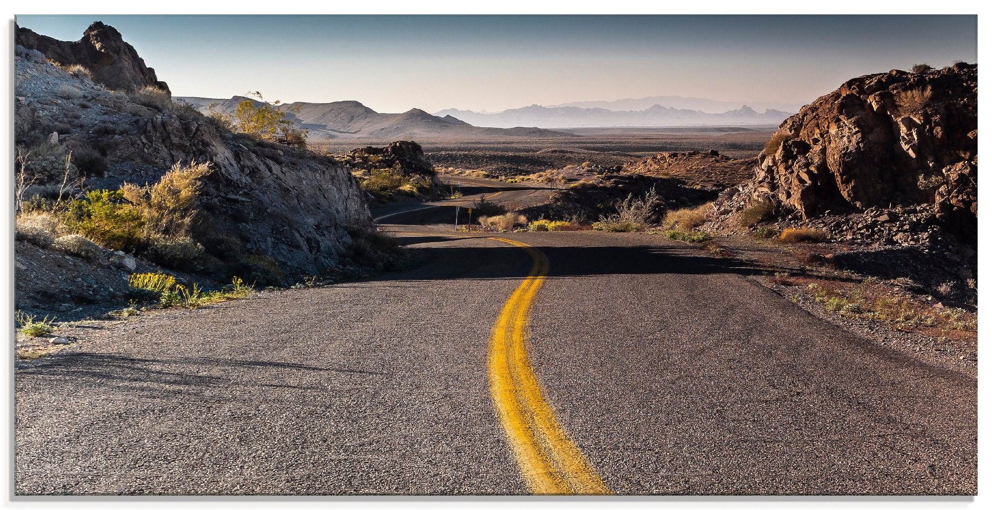 Image of Artland Glasbild »Historische Route 66«, Wüste, (1 St.) bei Ackermann Versand Schweiz