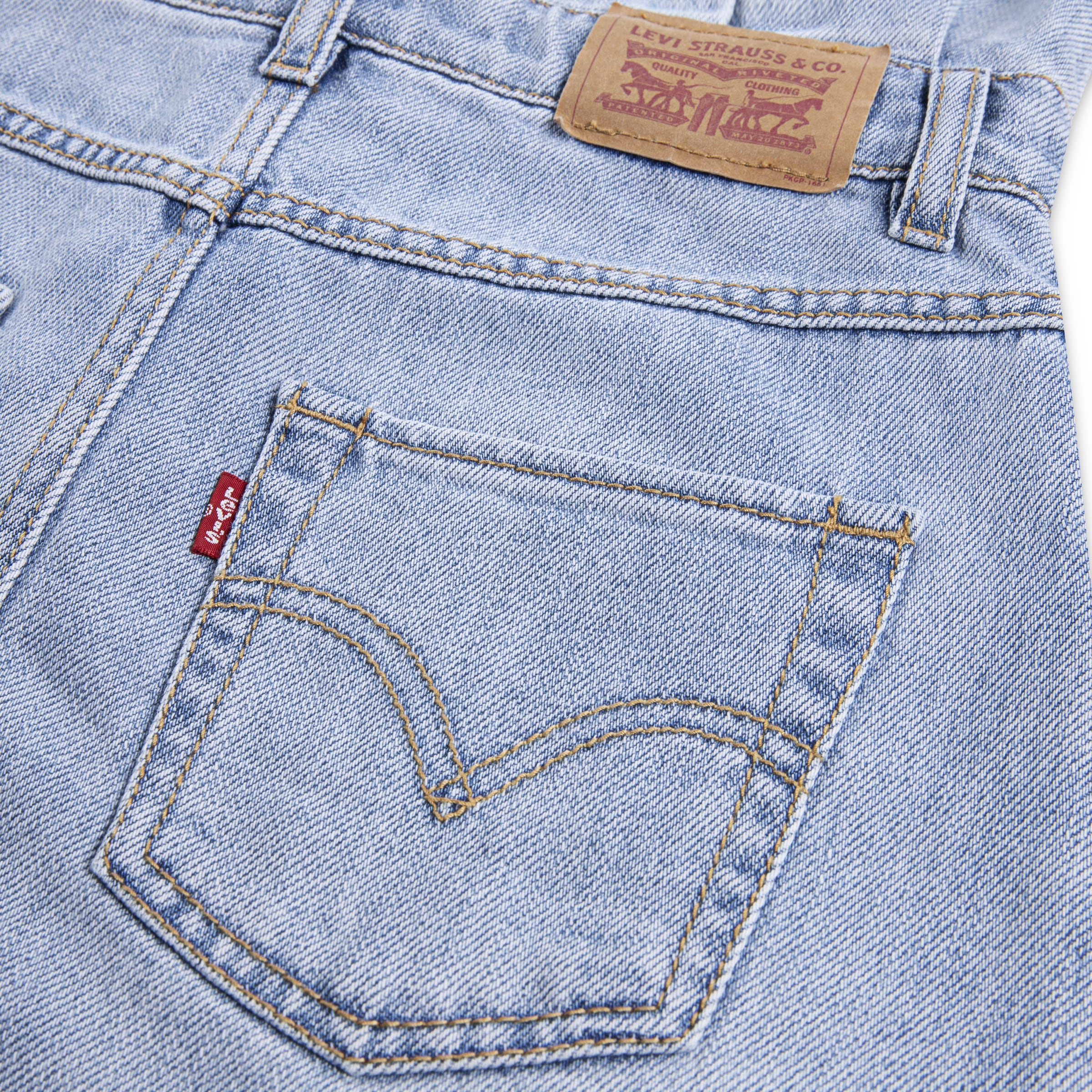 Levi's® Kids Jeanskleid »LVG LS WESTERN DRESS«, mit Druckknöpfen, for Girls