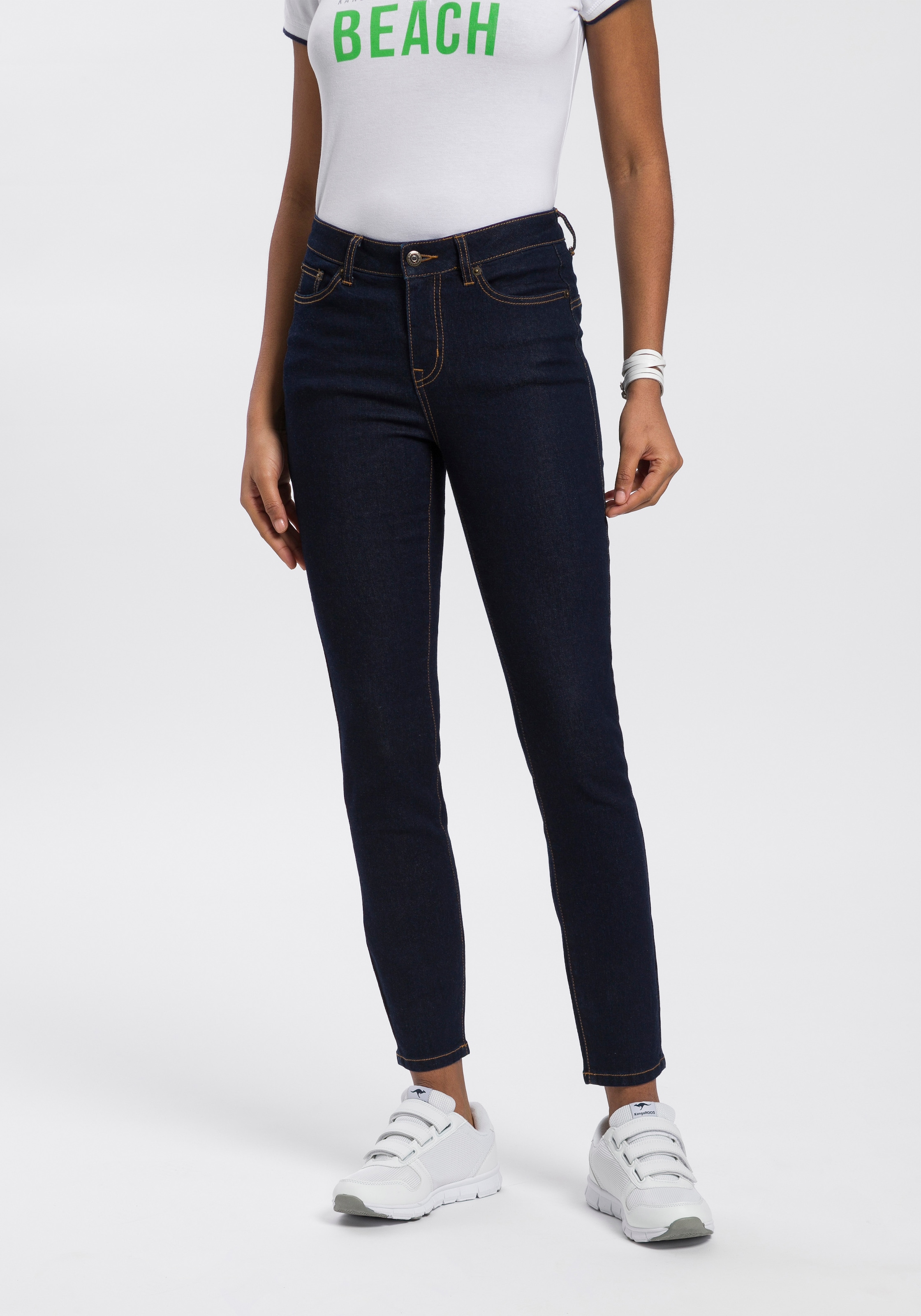 Slim-fit-Jeans »CROPPED HIGH WAIST SLIM FIT«, NEUE KOLLEKTION