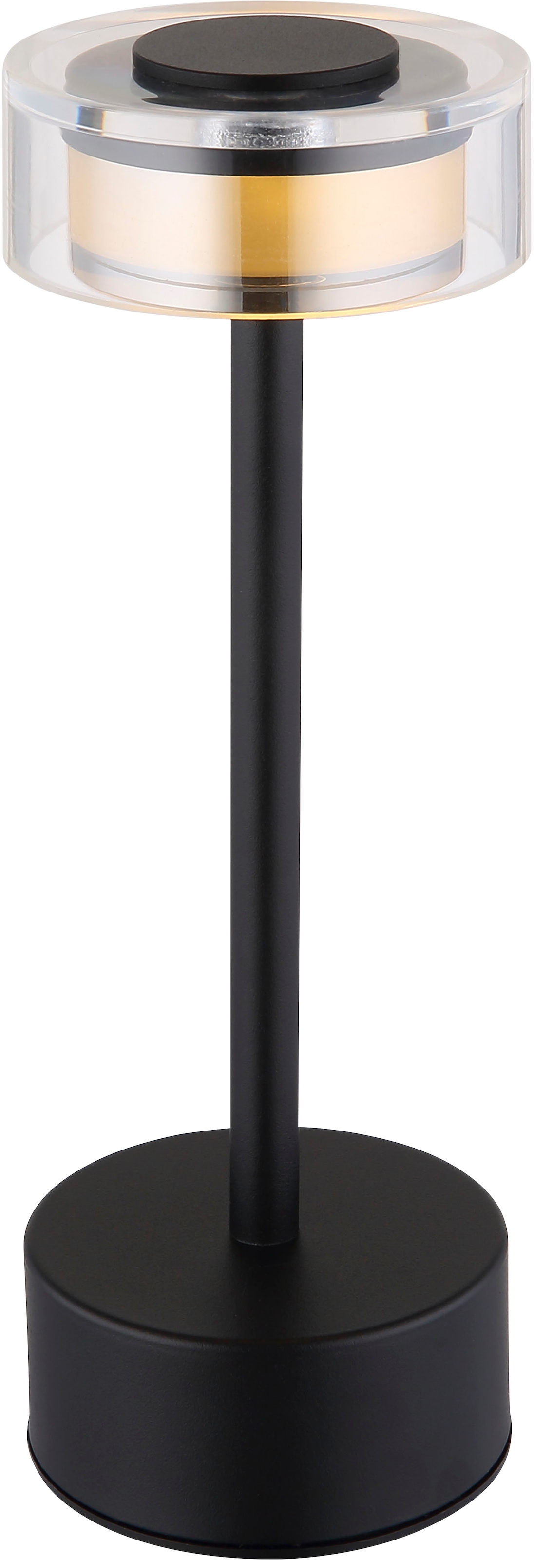 GLOBO LIGHTING Lampe de table LED »SHIRA« 1 cuis blanc chaud - blanc froid Akkutischleuchte, Touchdimmer, Lichttemperaturwechsel