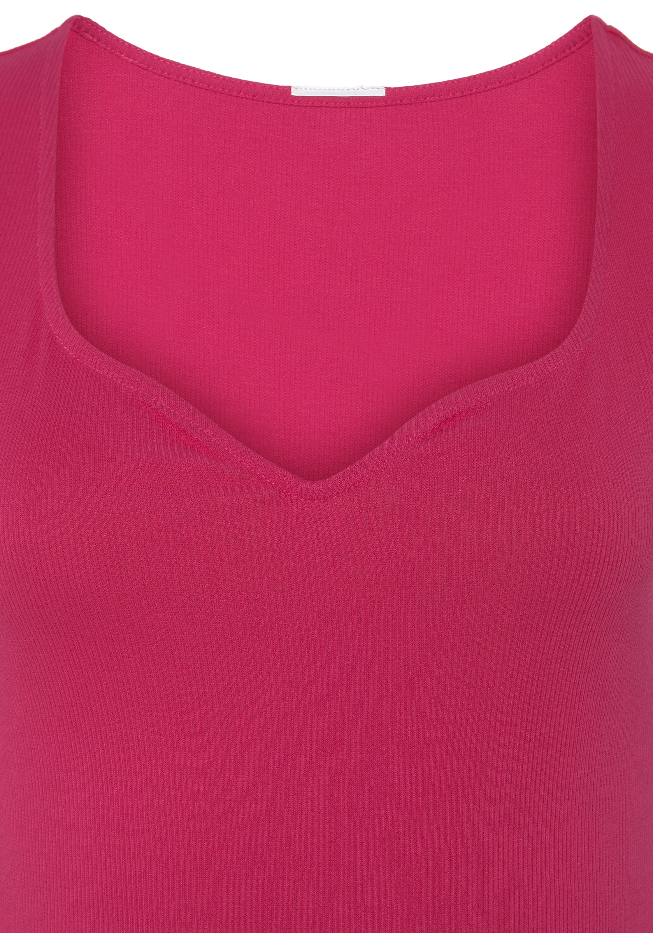 Vivance T-Shirt, mit herzförmigen Dekolleté