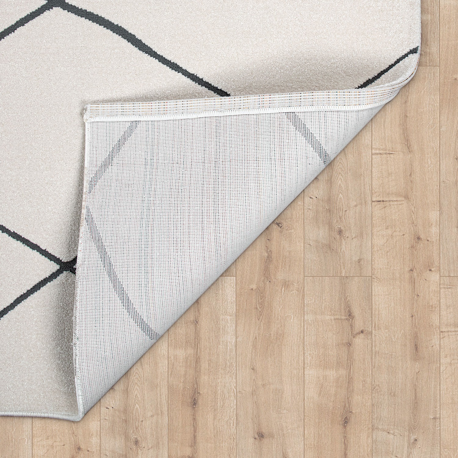 Paco Home Läufer »Haral 786«, rechteckig, 9 mm Höhe, Teppich-Läufer, Kurzflor, Scandi Design, Rauten Motiv