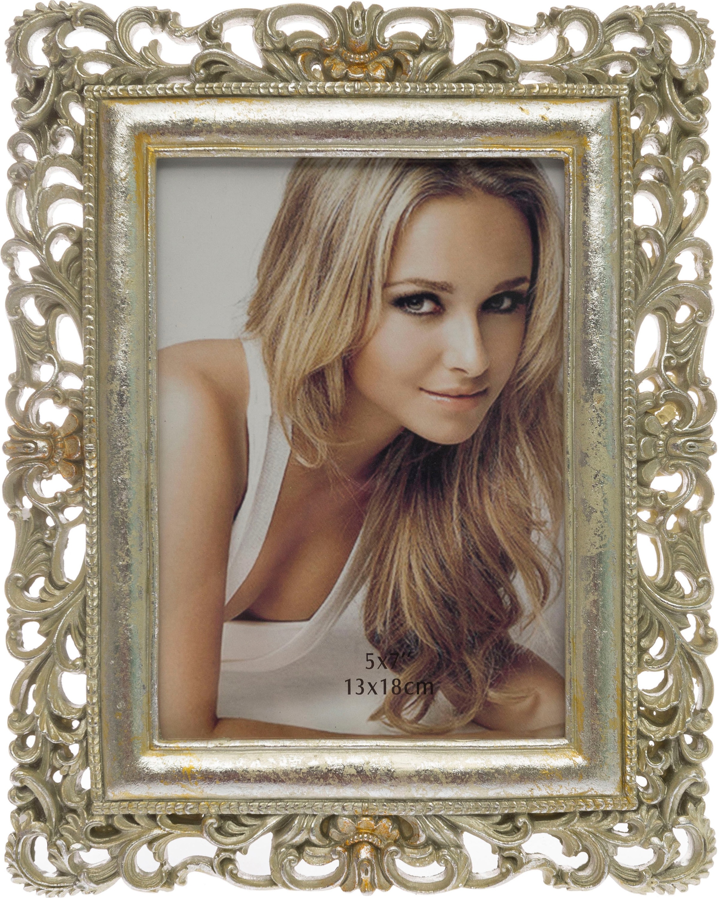 Image of Myflair Möbel & Accessoires Bilderrahmen »Anissa II gross, goldfarben«, Fotorahmen im prunkvollen Look, Bildformat 13x18 cm bei Ackermann Versand Schweiz