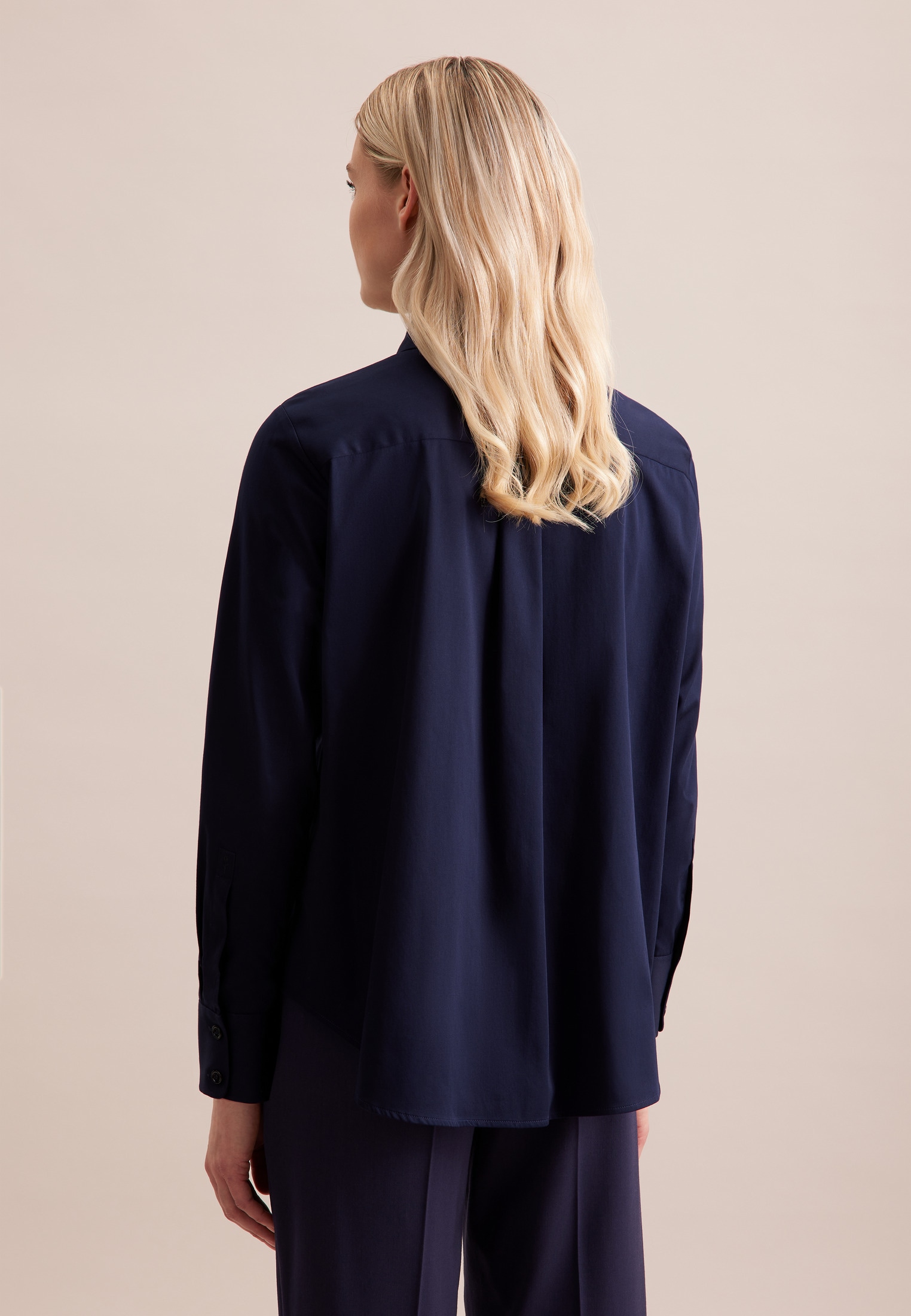 seidensticker Hemdbluse, 1/1 Kragen Uni