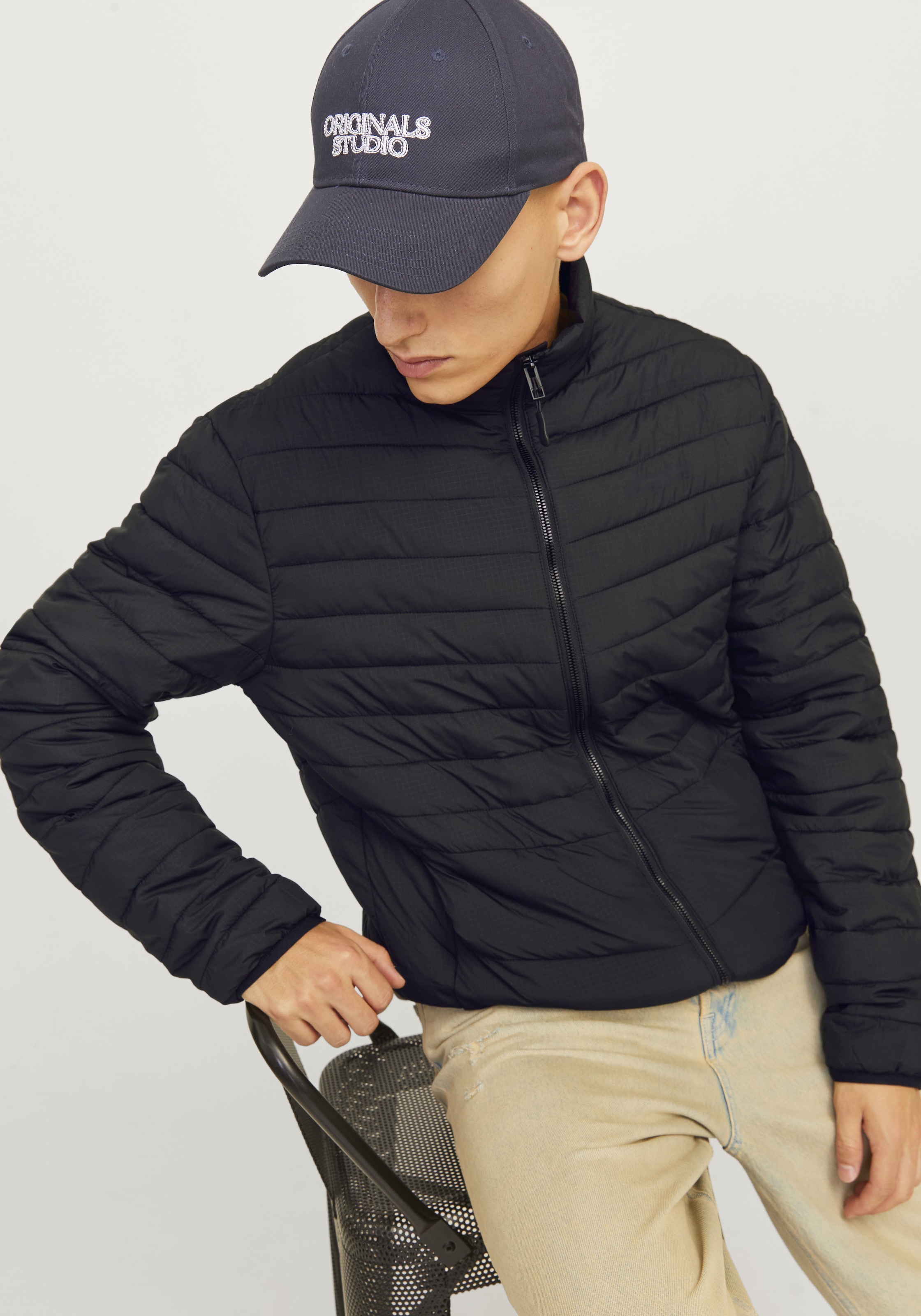 Jack & Jones Steppjacke »JJESTATE PACKABLE PUFFER COLLAR NOOS«