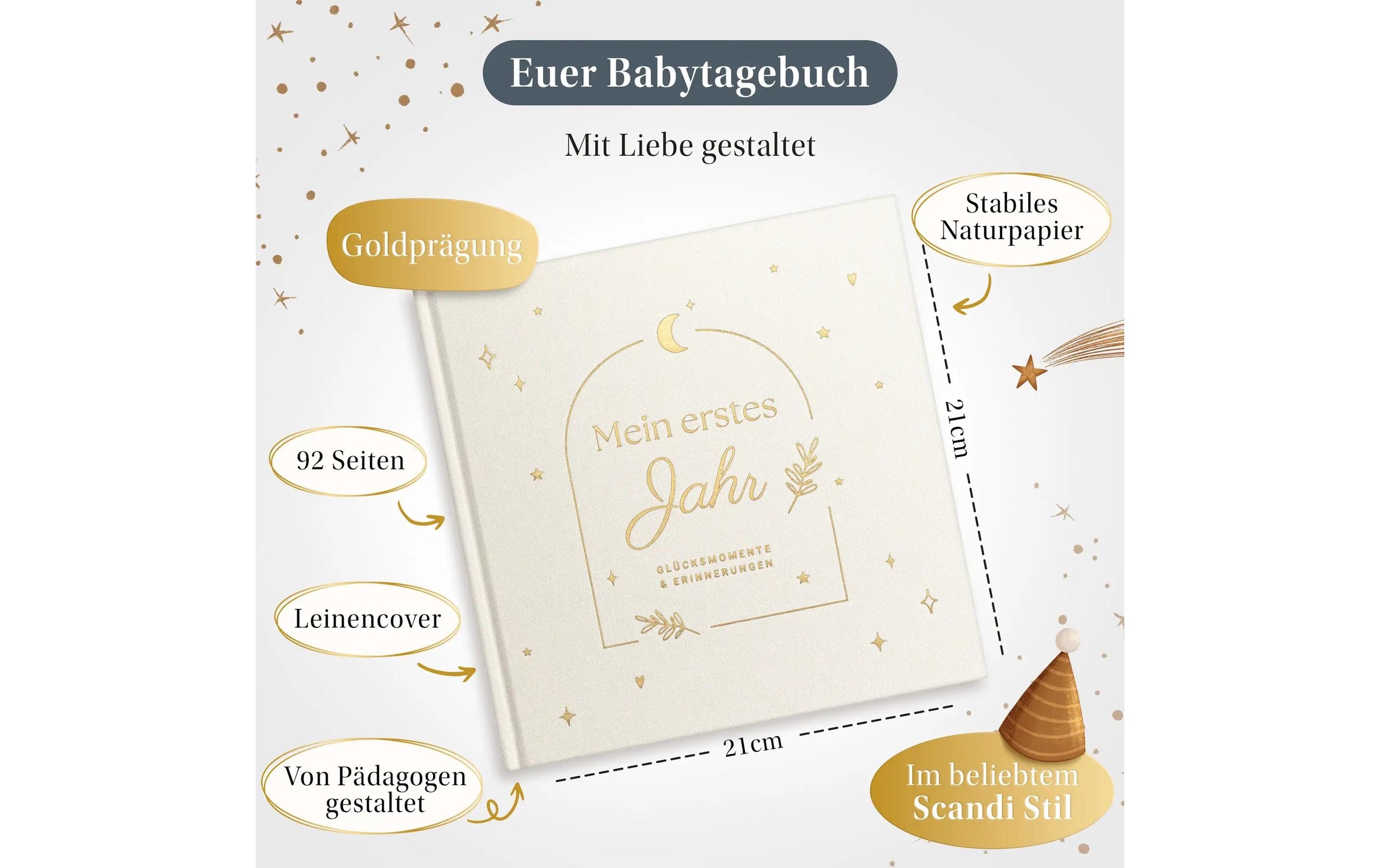   Fotoalbum »Eulentaler Gold Leinen, 92 Seiten«