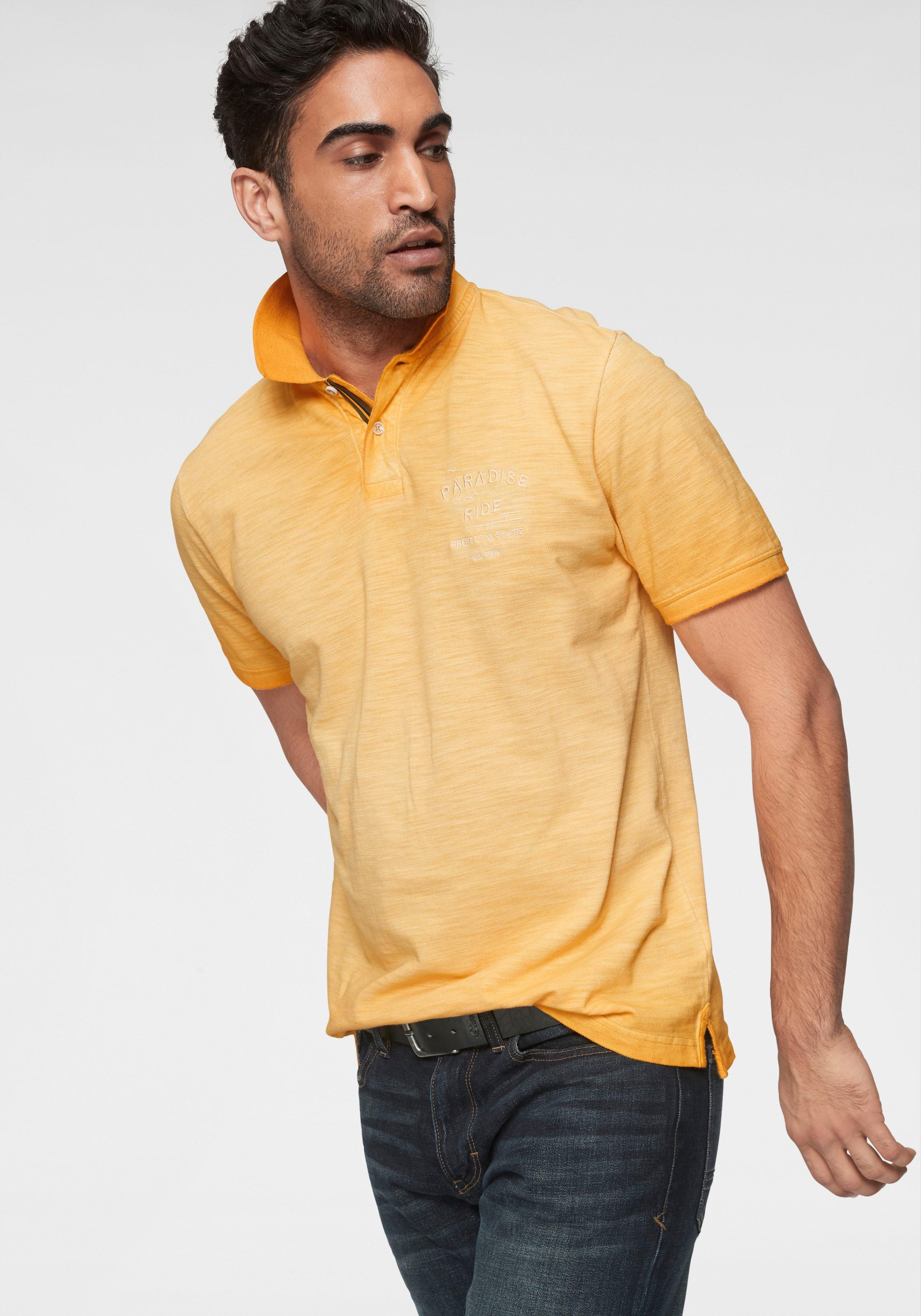 Image of s.Oliver Poloshirt, mit Stickerei bei Ackermann Versand Schweiz