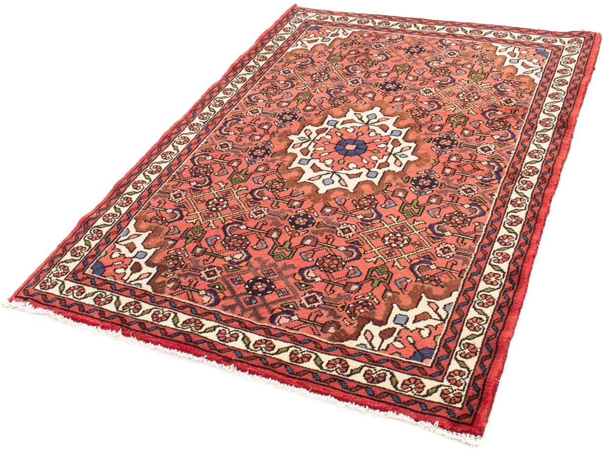 Image of morgenland Orientteppich »Perser - Nomadic - 147 x 100 cm - dunkelrot«, rechteckig, 10 mm Höhe, Wohnzimmer, Handgeknüpft, Einzelstück mit Zertifikat bei Ackermann Versand Schweiz