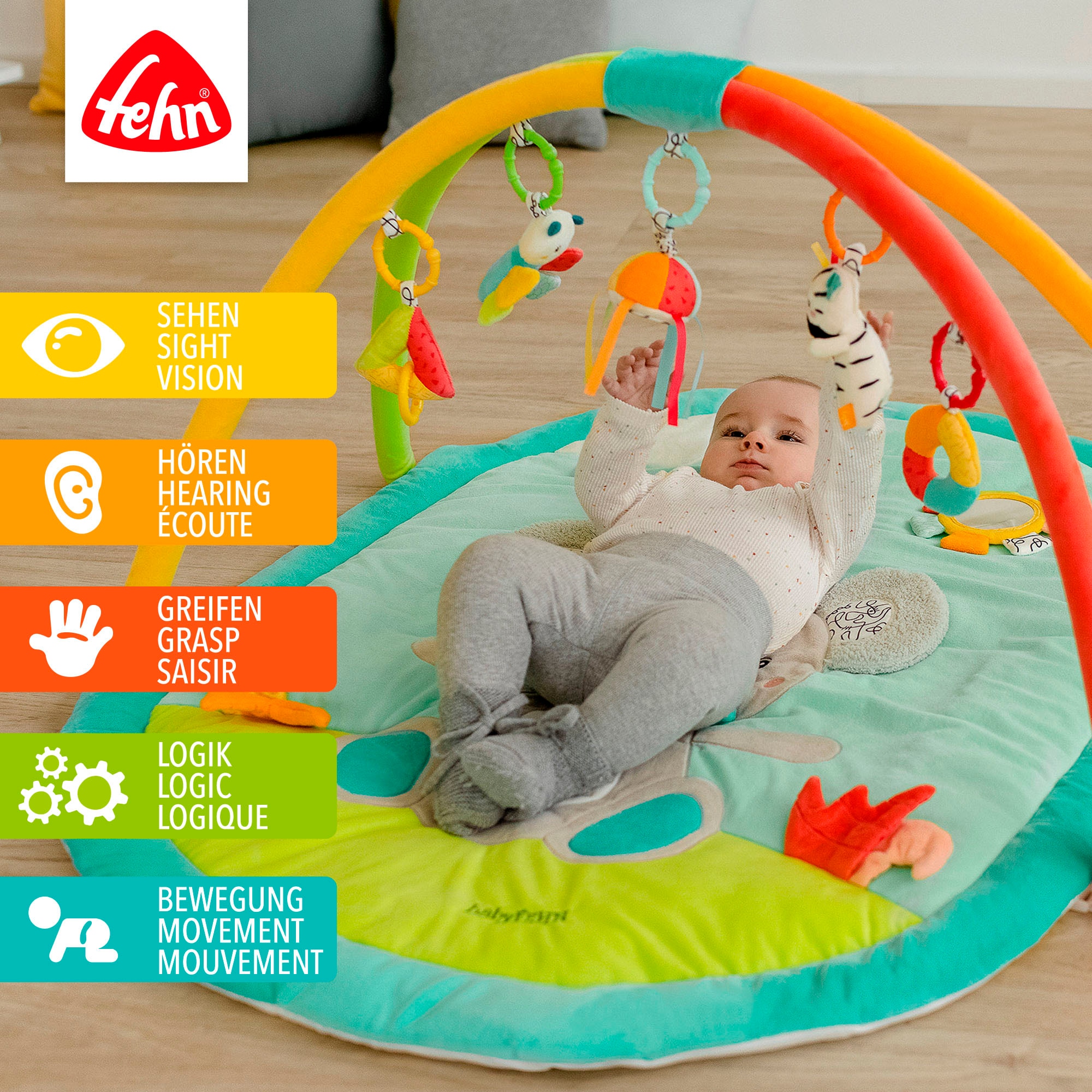 Fehn Baby Gym »DoBabyDoo, 3-D-Activity-Decke Koala«