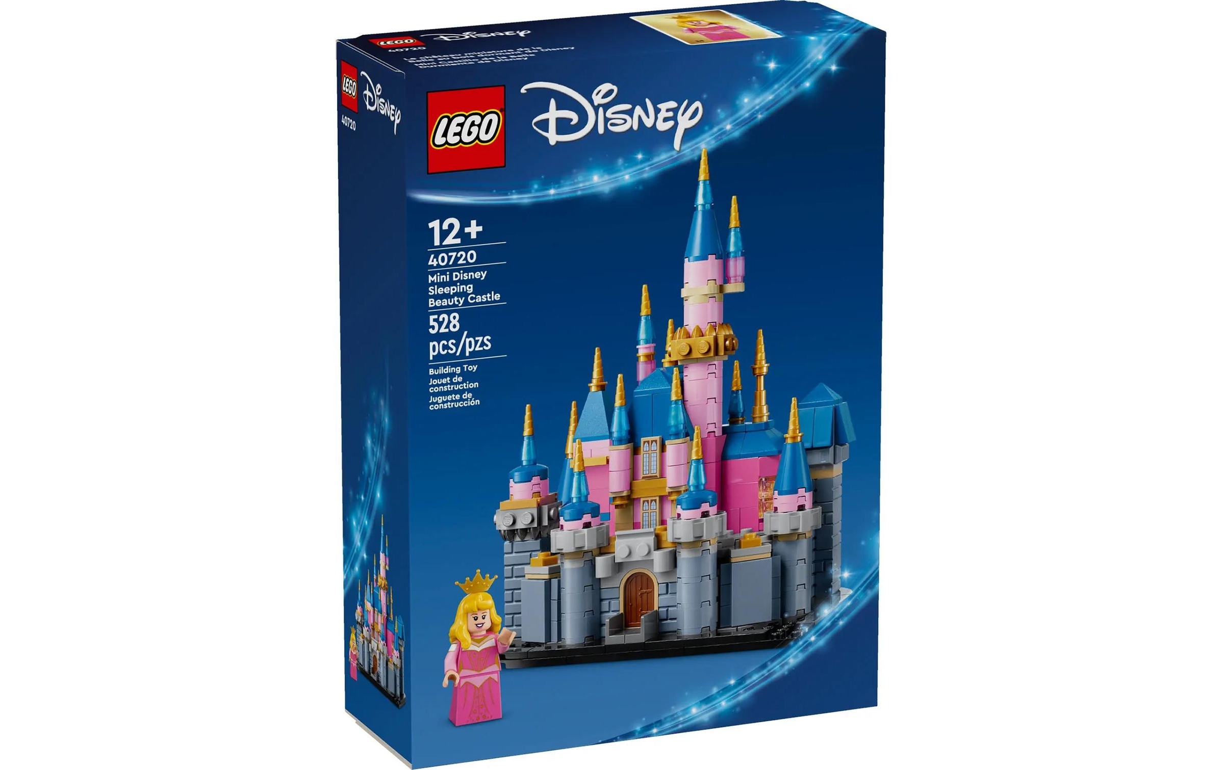 LEGO Konstruktionsspielsteine "LEGO Mini Disney Dornröschenschloss Bausatz Kunststoff"