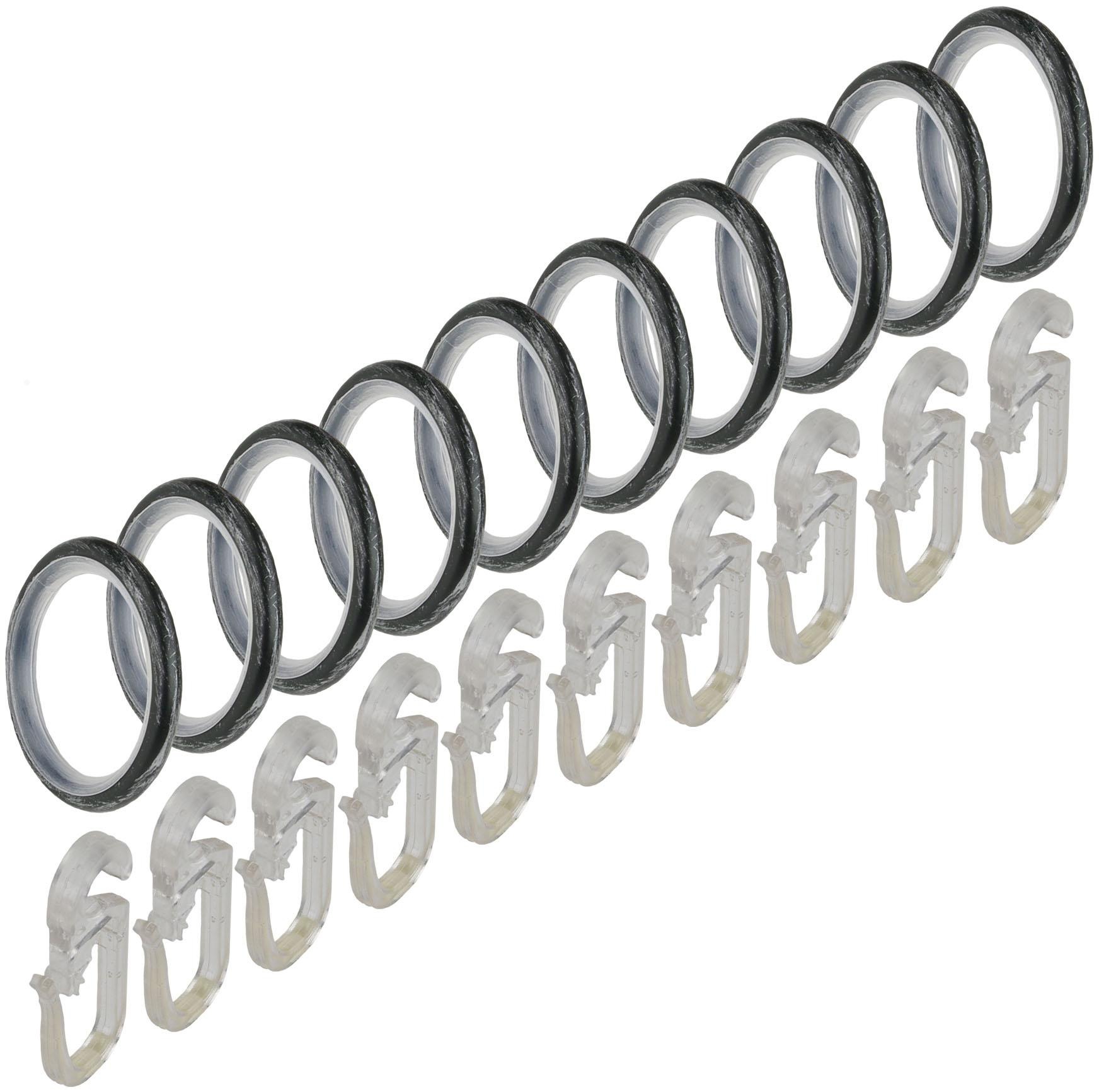 Liedeco Gardinenstange »Esp Blatt«, 1 läufig-läufig, Fixmass, 1-läufig im Fixmass Ø 16 mm