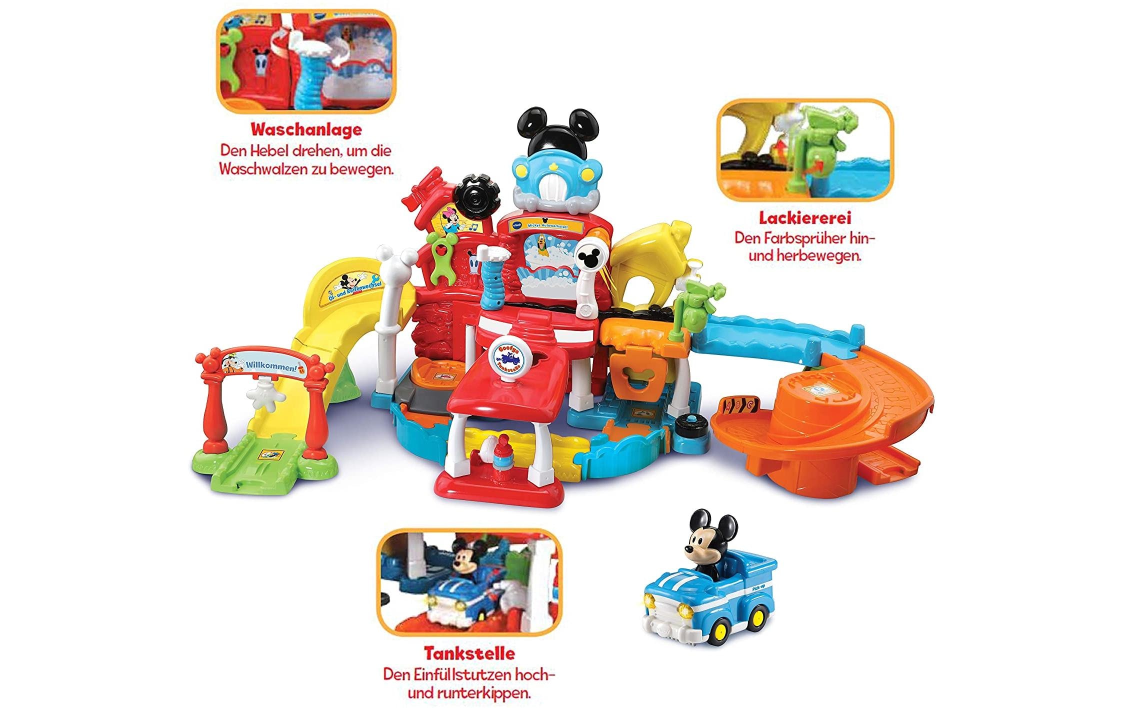 Vtech® Spielwelt »Tut Mickys Autowerkstatt«