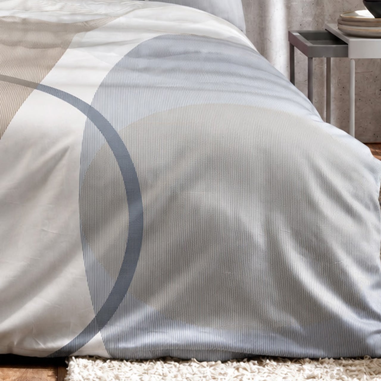 APELT Linge de lit »Giro« 2 cuis motifs graphiques