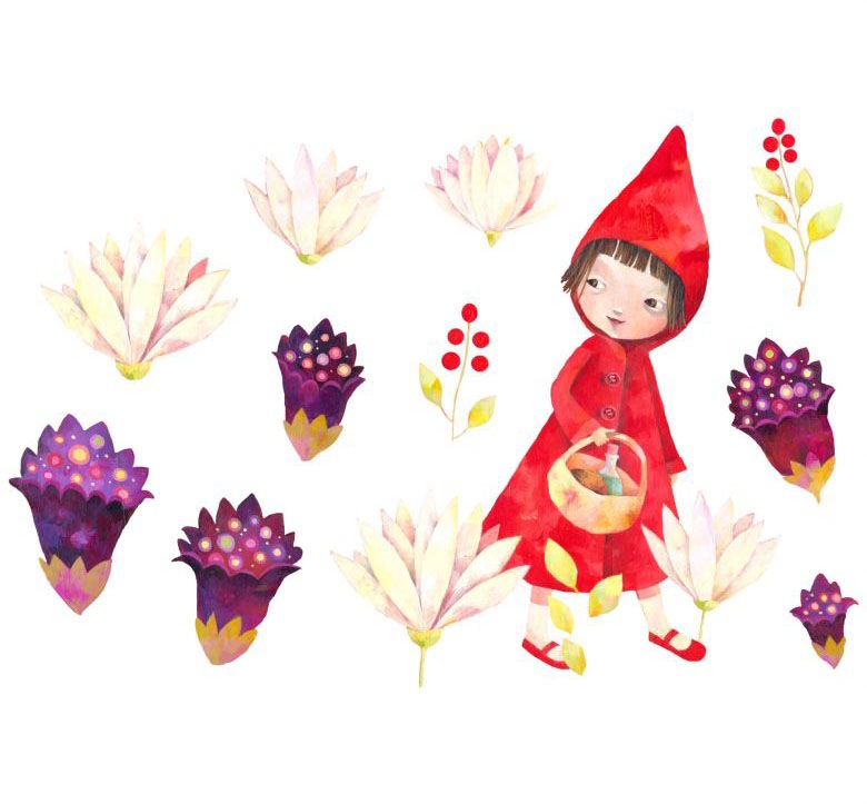 Image of Wall-Art Wandtattoo »Märchenhaft Rotkäppchen«, (1 St.) bei Ackermann Versand Schweiz