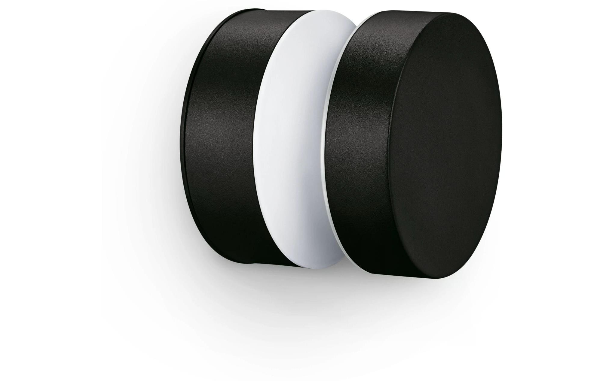 Image of Philips Aussen-Wandleuchte "6W, 2700 Kelvin, schwarz" Warmweiss