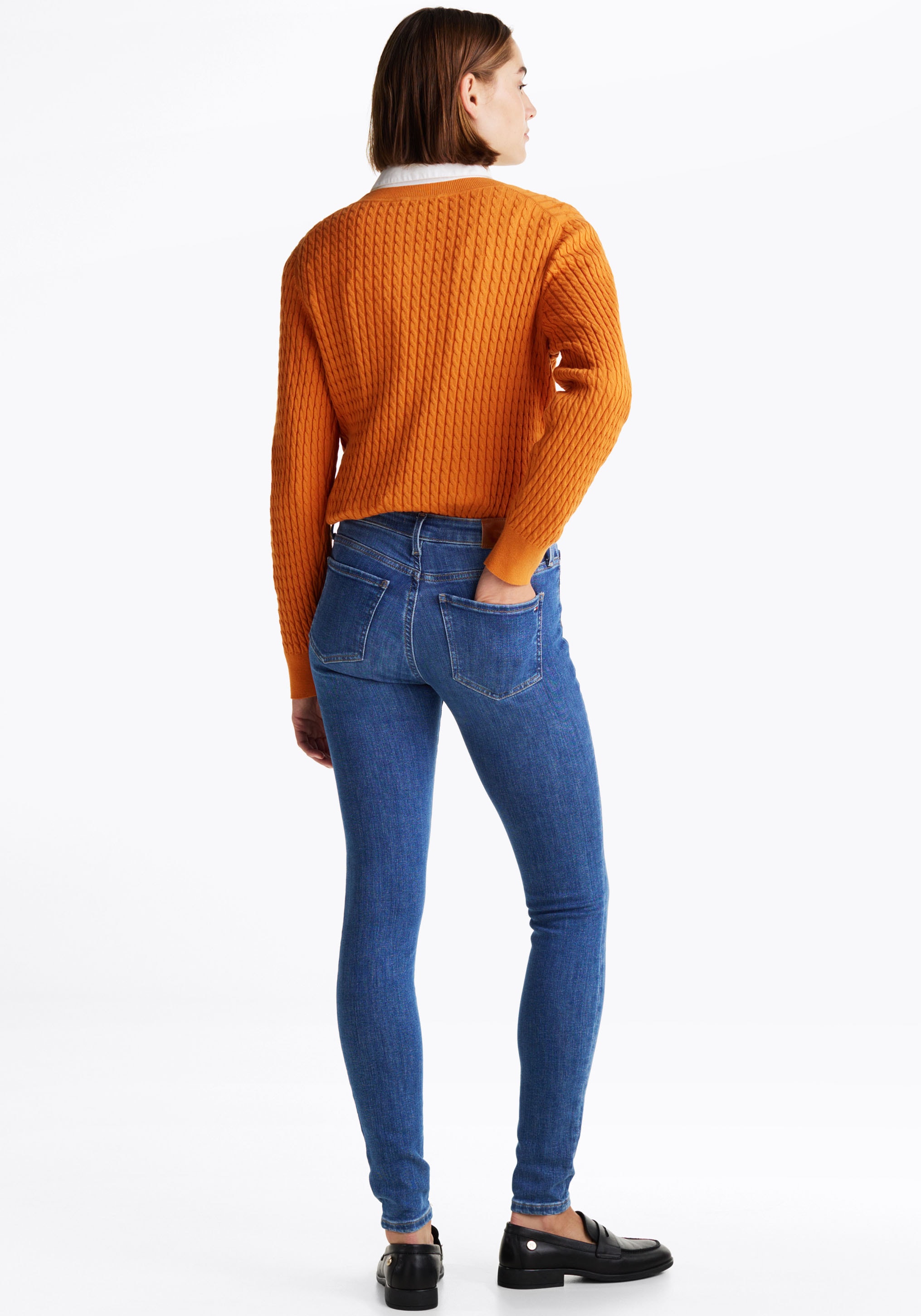 Tommy Hilfiger Skinny-fit-Jeans »HERITAGE COMO SKINNY RW«, mit Tommy Hilfiger Logo-Badge