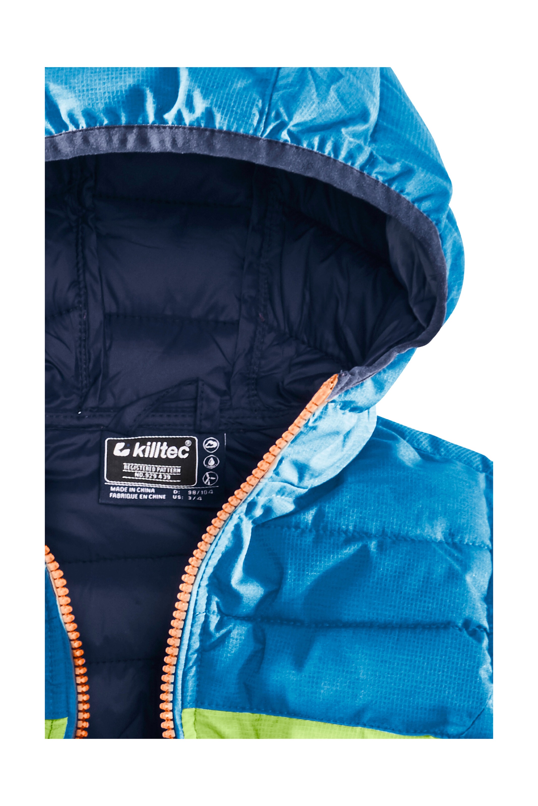 Killtec Steppjacke »Hipsy Mini«, Wasser- und windabweisende Steppjacke im Colourblock-Design