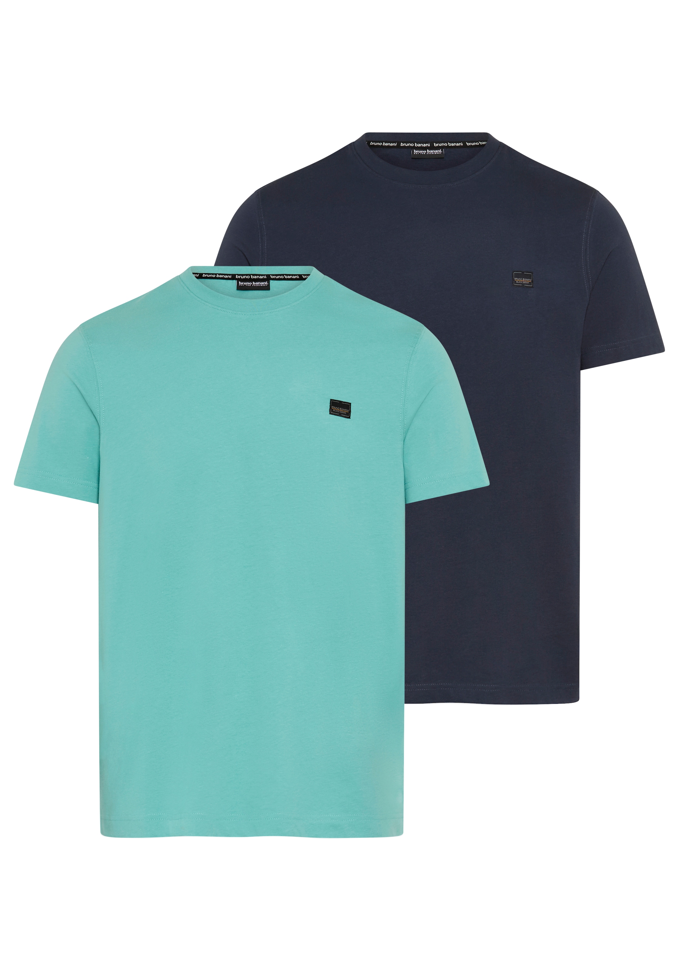 Image of Bruno Banani T-Shirt "Doppelpack" Set, 2 Komfortable modern Basic-Shirts im praktischen 2er-Pack
