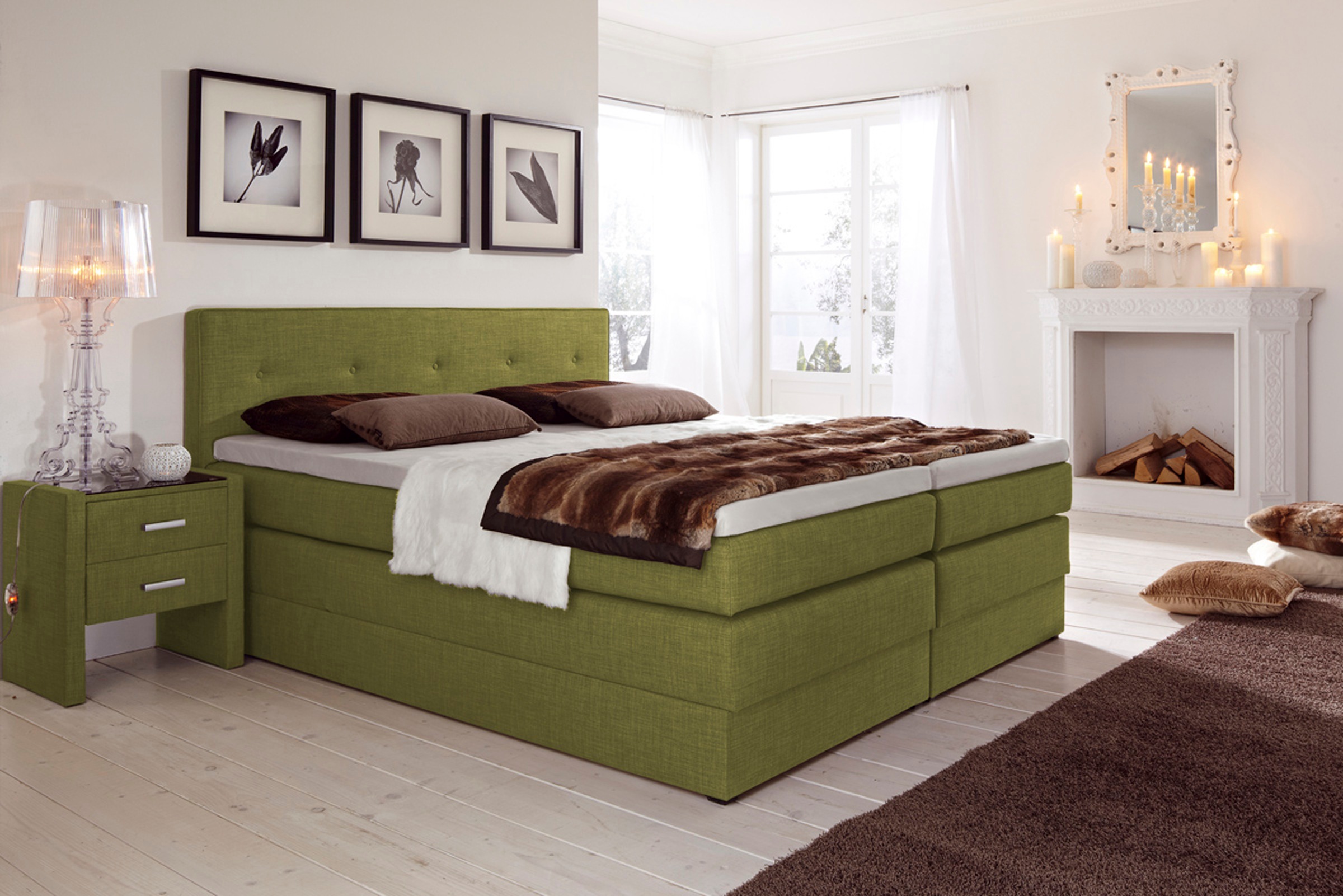 hapo Boxspringbett mit Bettkasten