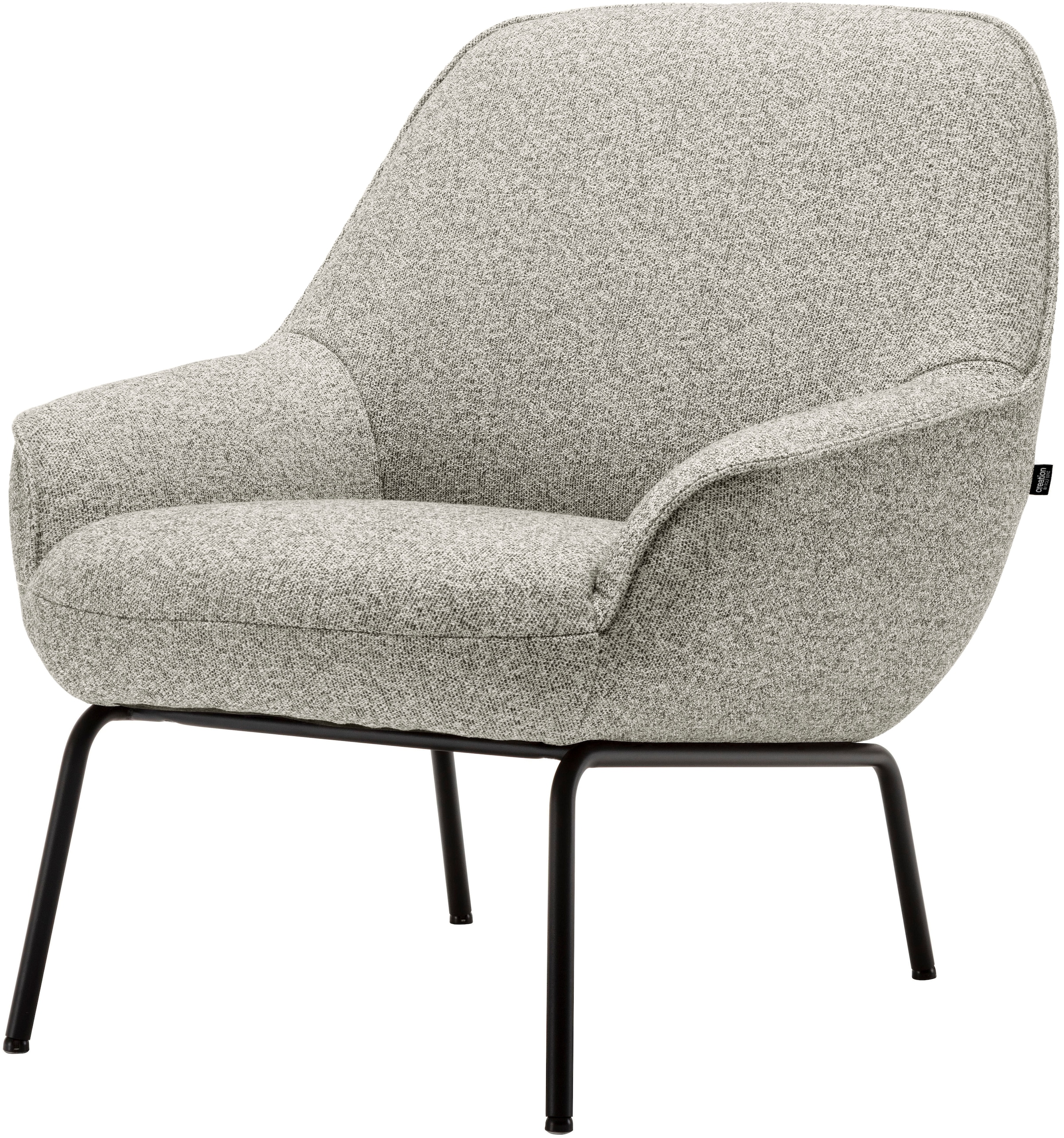 Creation BY ROLF BENZ Fauteuil »Designsessel CR.482 in hochwertiger Detailverarbeitung, Breite 76cm« et grand confort d'assise