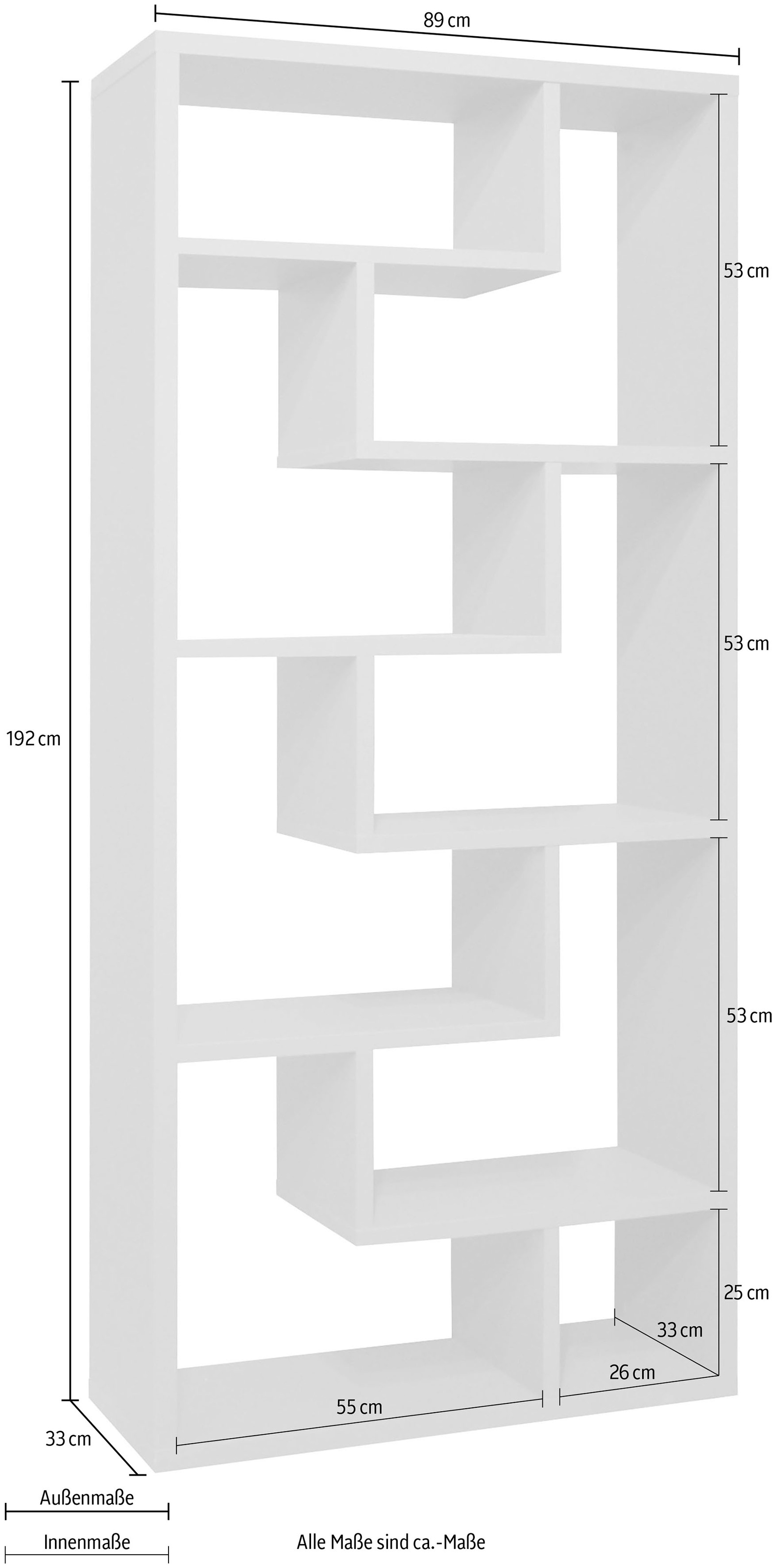 Raumteiler versandkostenfrei auf Mäusbacher Breite cm »Tetrix«, 89