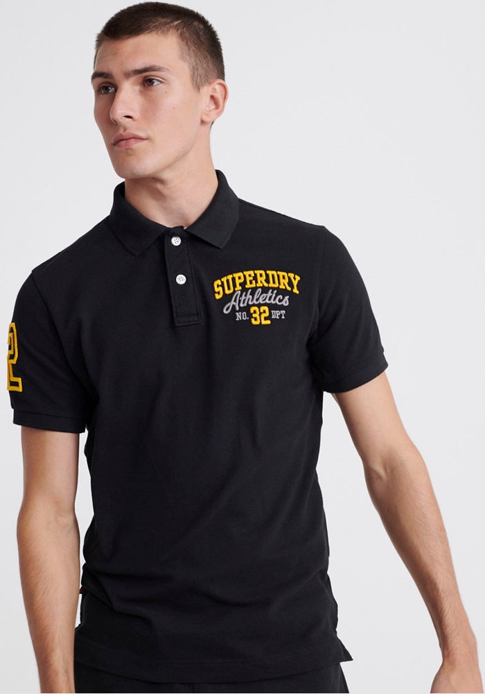 Image of Superdry Poloshirt »CLASSIC SUPERSTATE S/S POLO«, mit aufwändigen Details bei Ackermann Versand Schweiz