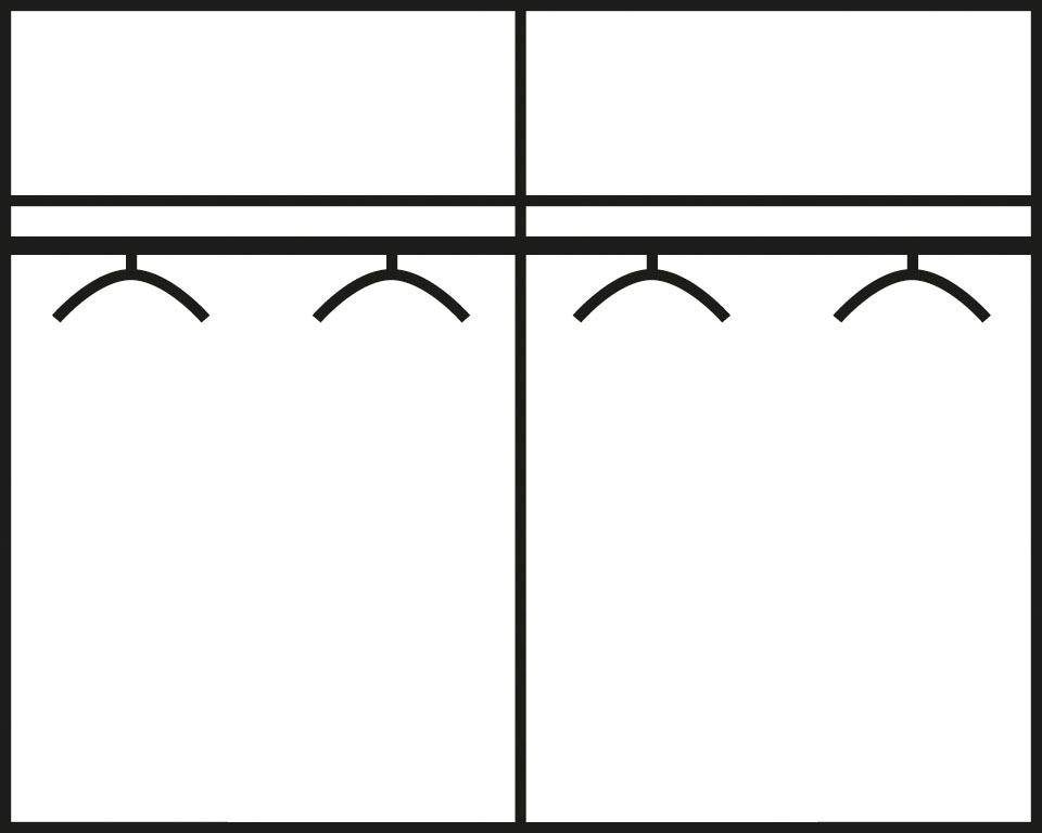 rauch Schwebetürenschrank »Kleiderschrank Schrank Ankleide Garderobe Schlafzimmerschrank MEMPHIS« Breiten: 180/225/270 cm, Höhe 210 cm,  mit Spiegel und Metallgriffleisten in Weiss MADE IN GERMANY