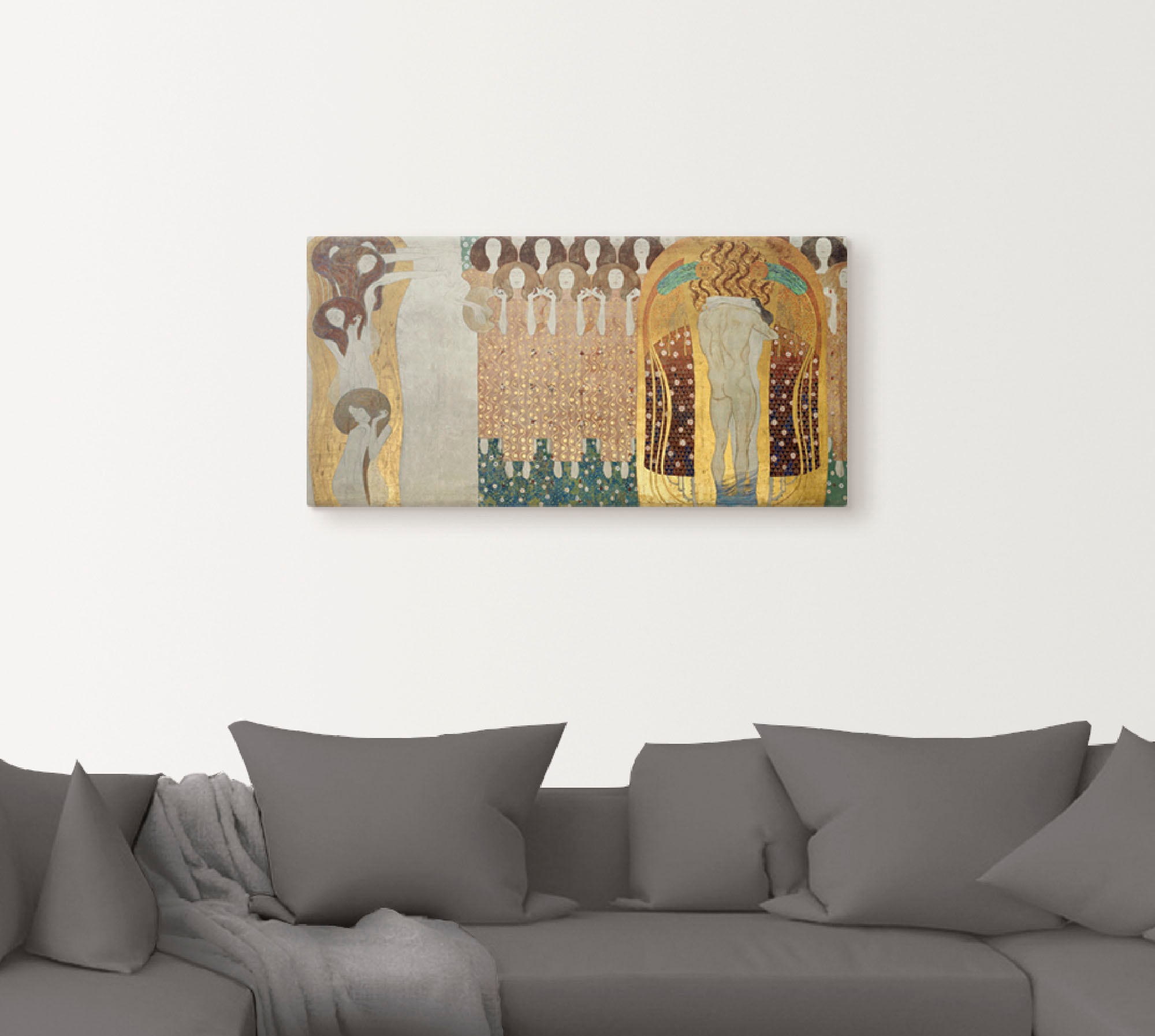 Artland Wandbild »Beethovenfries«, Gruppen & Familien, (1 St.), als Leinwandbild, Poster, Wandaufkleber in verschied. Grössen