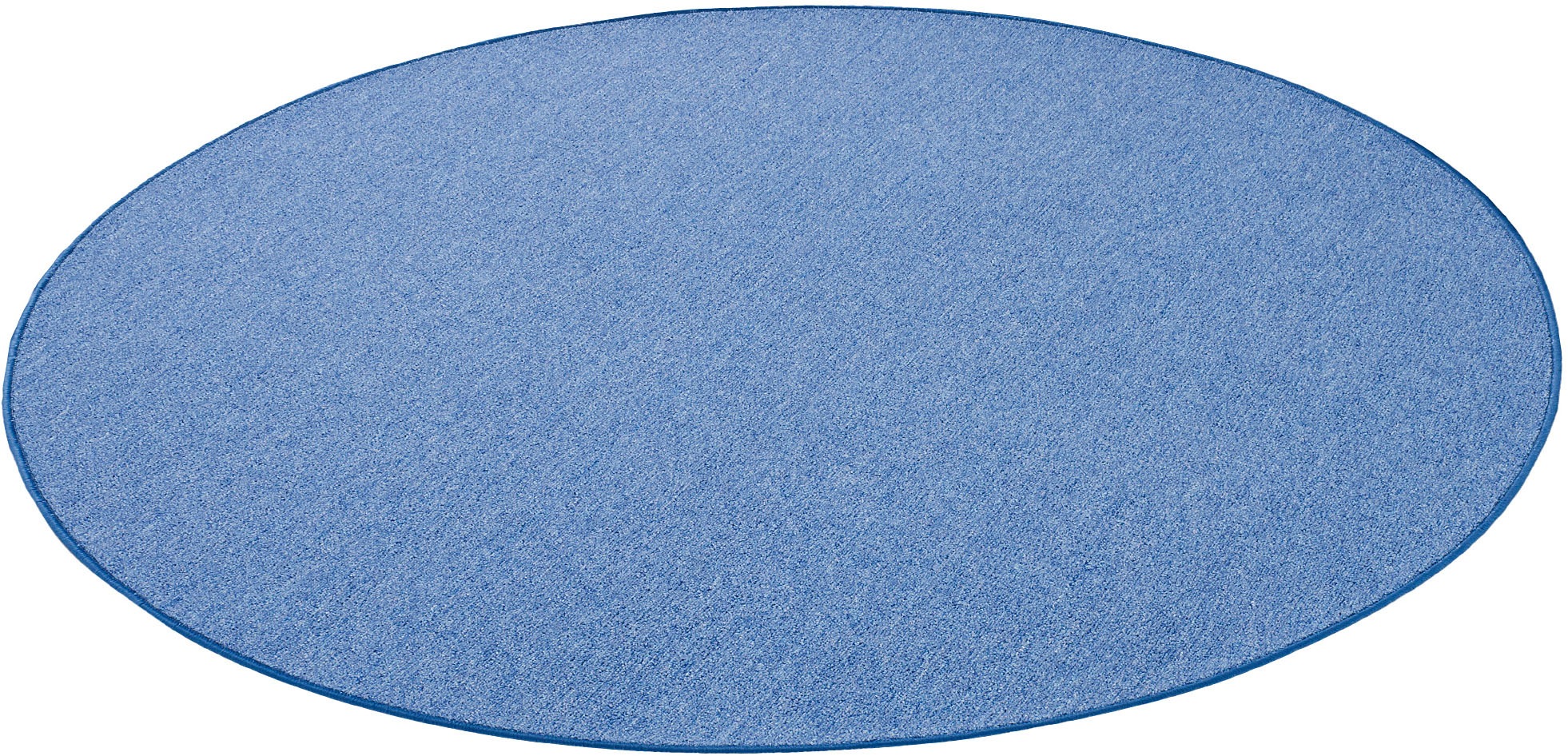 my home Teppich »Fortis, Schlinge, Made in Netherlands« rund 5 mm Höhe Uni Farben, gekettelt, strapazierfähig, Wohnzimmer