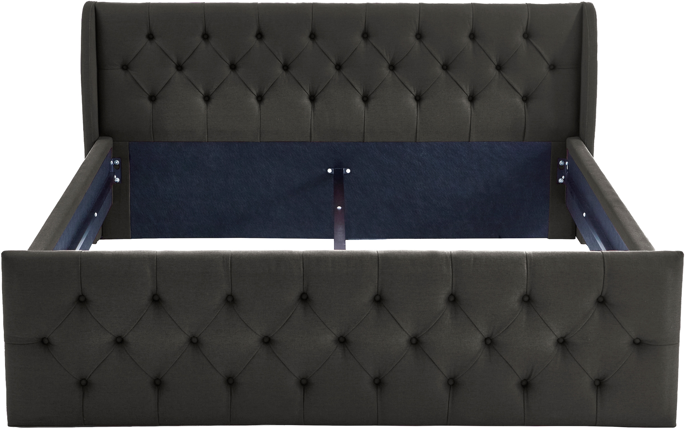 ATLANTIC home collection Bettgestell »TAMINA mit Chesterfieldoptik Kopf- und Fussteil« in zwei Breiten und vier Farben erhältlich