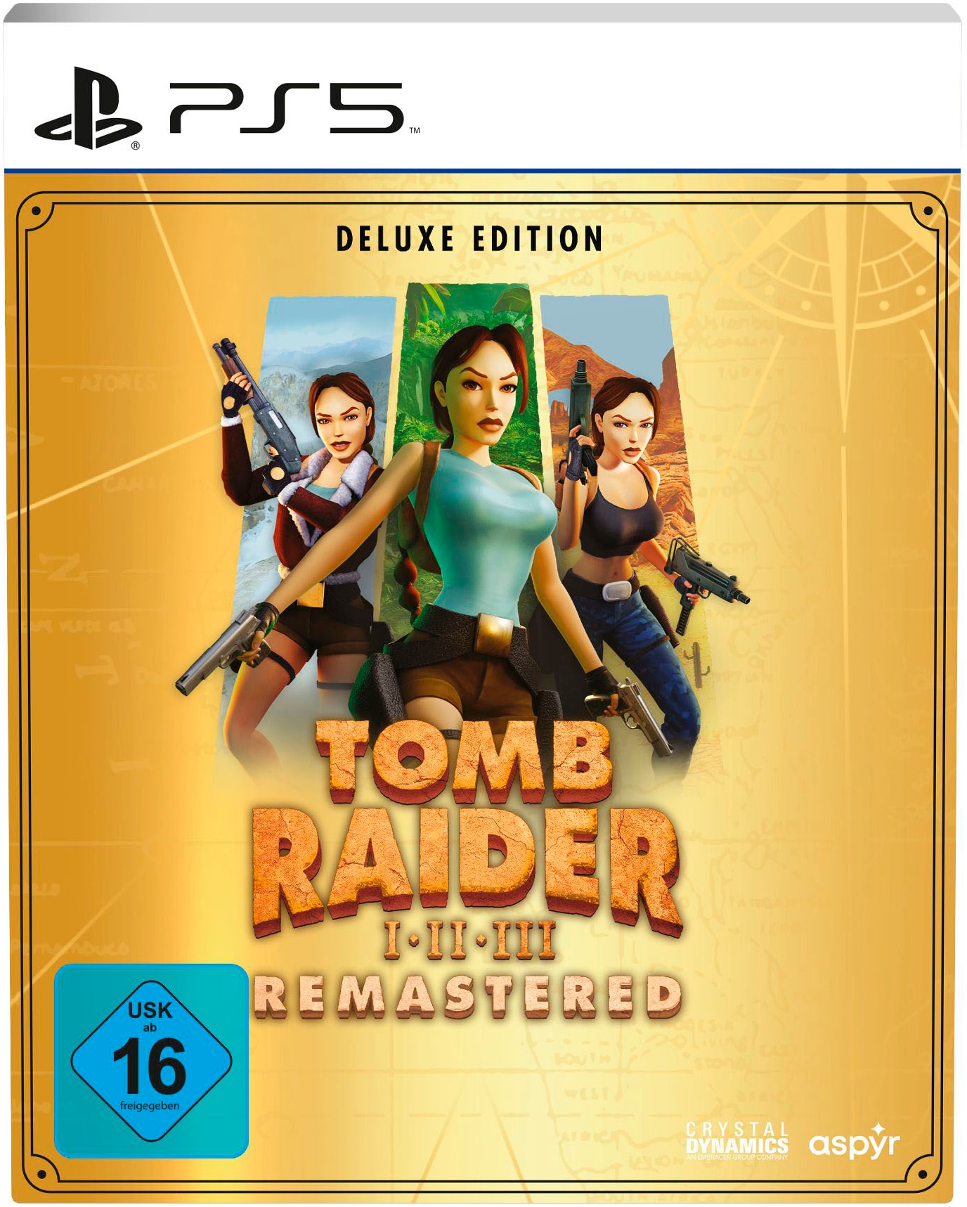 Spielesoftware »Tomb Raider I-III Remastered Deluxe Edition«, PlayStation 5