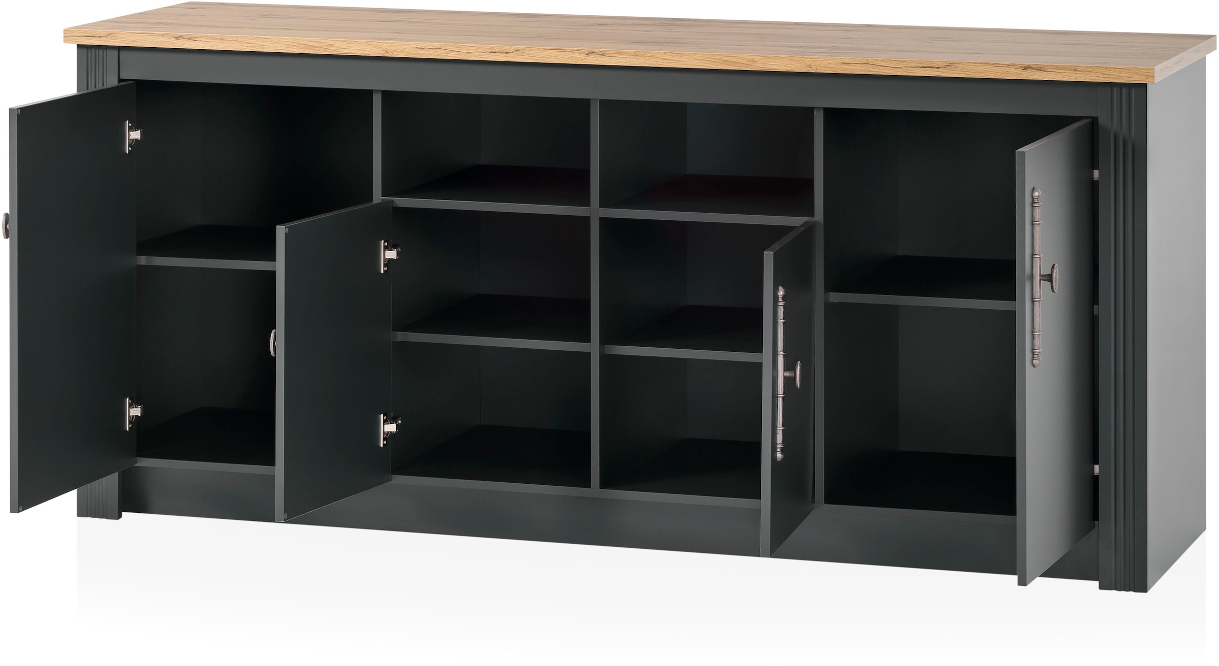 GOODproduct Küche »KS-Westminster« Breite 366 cm, ohne E-Geräte