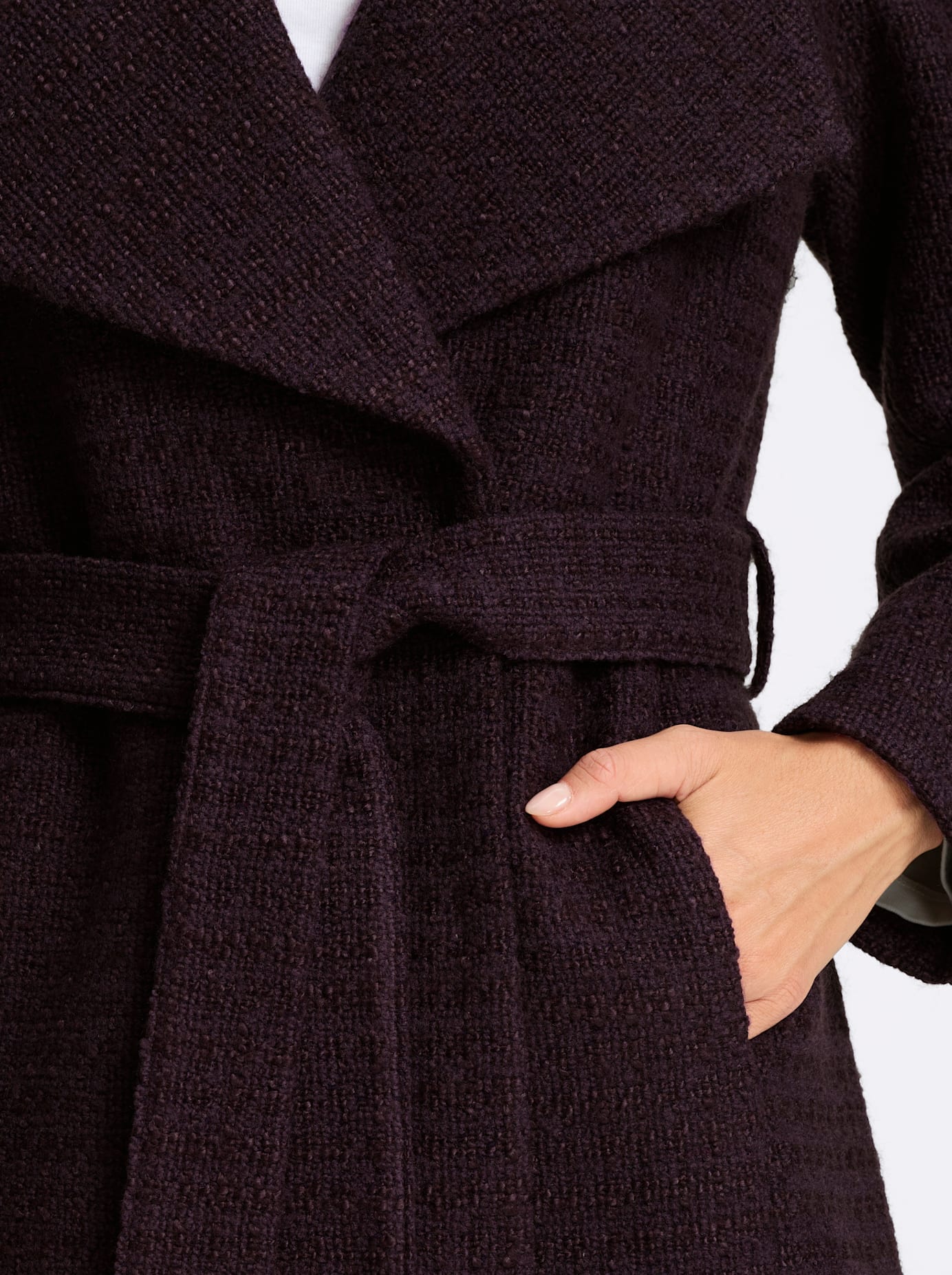 heine Wolljacke ohne Kapuze
