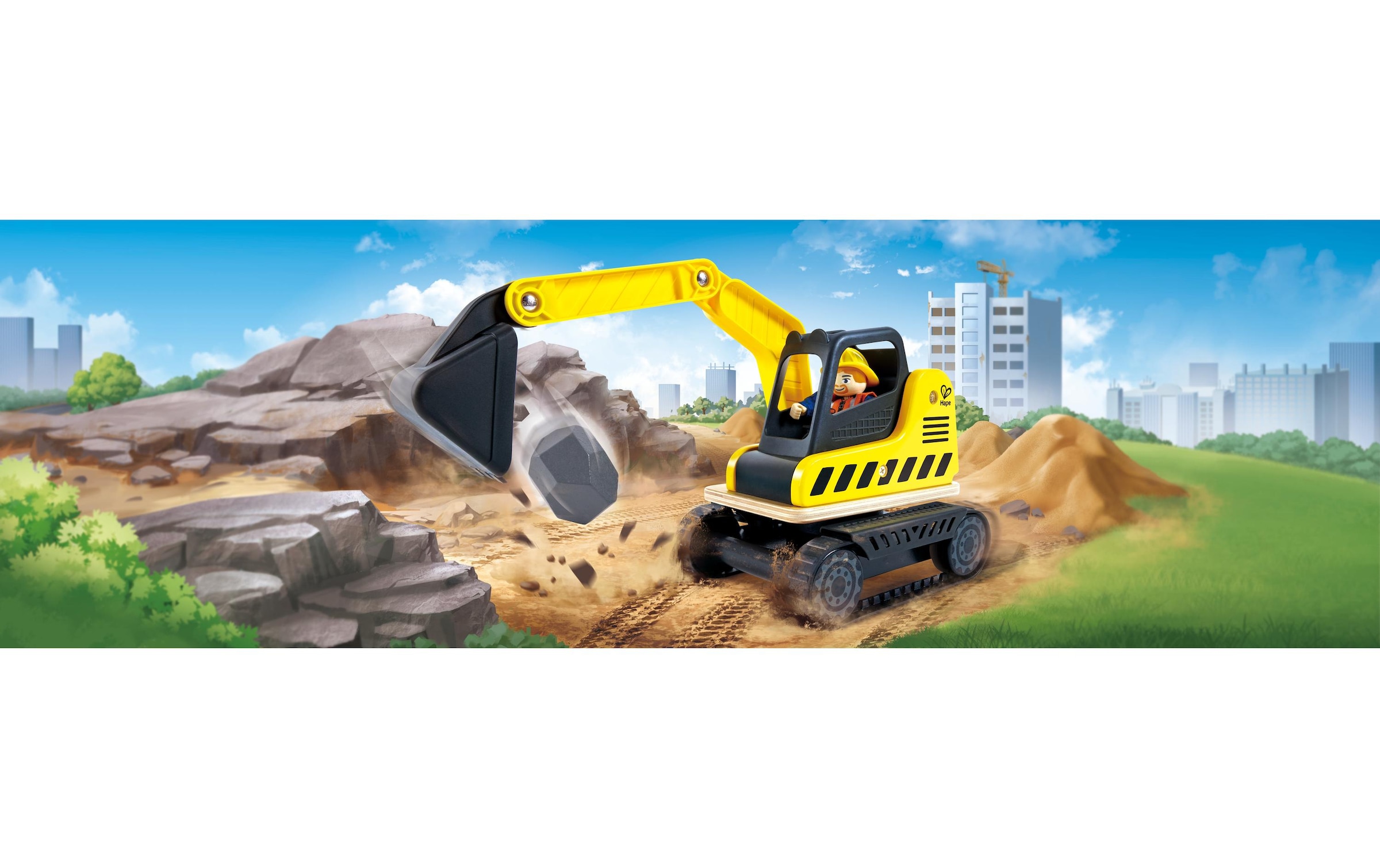 Hape Spielzeug-Bagger »Schaufelbagger«