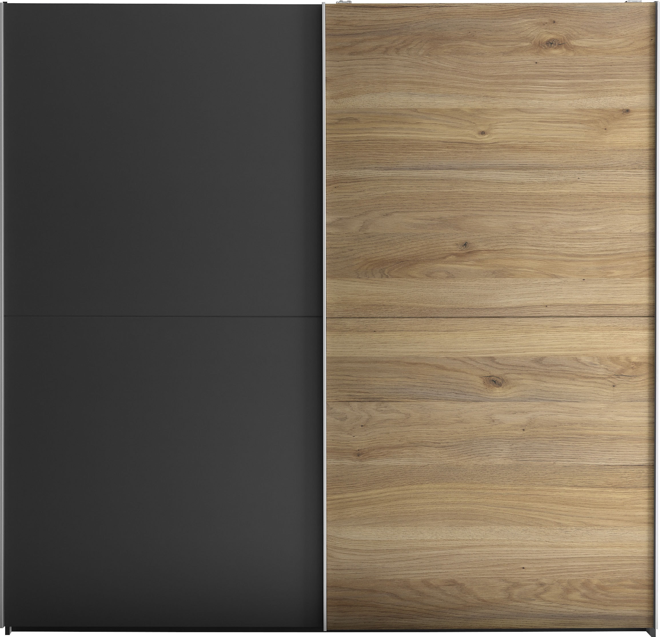 Image of Schlafkontor Schwebetürenschrank "Melton Kleiderschrank mit Schiebetüren und Hoteleinteilungen" optional verstellbare Einlegeböden