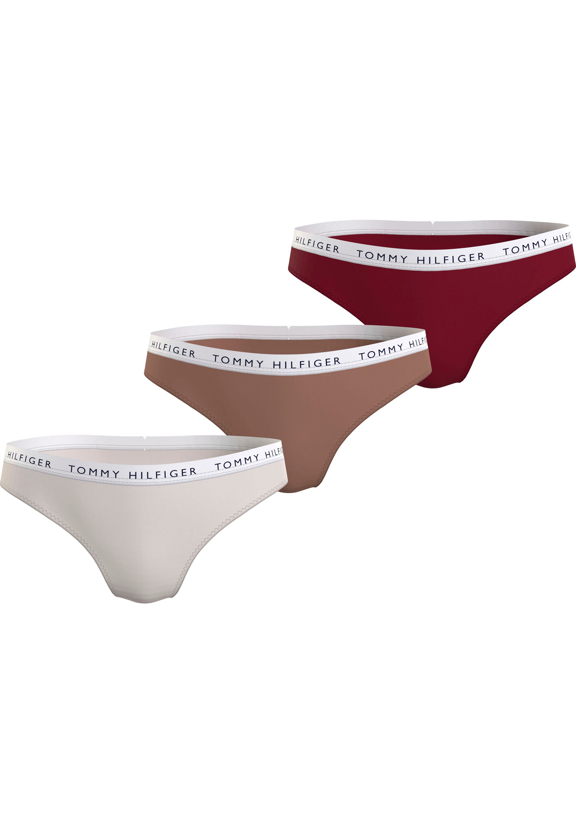 Image of Tommy Hilfiger Underwear Bikinislip, (Set, 3 St., 3er-Pack), mit Logo auf dem Taillenbund bei Ackermann Versand Schweiz