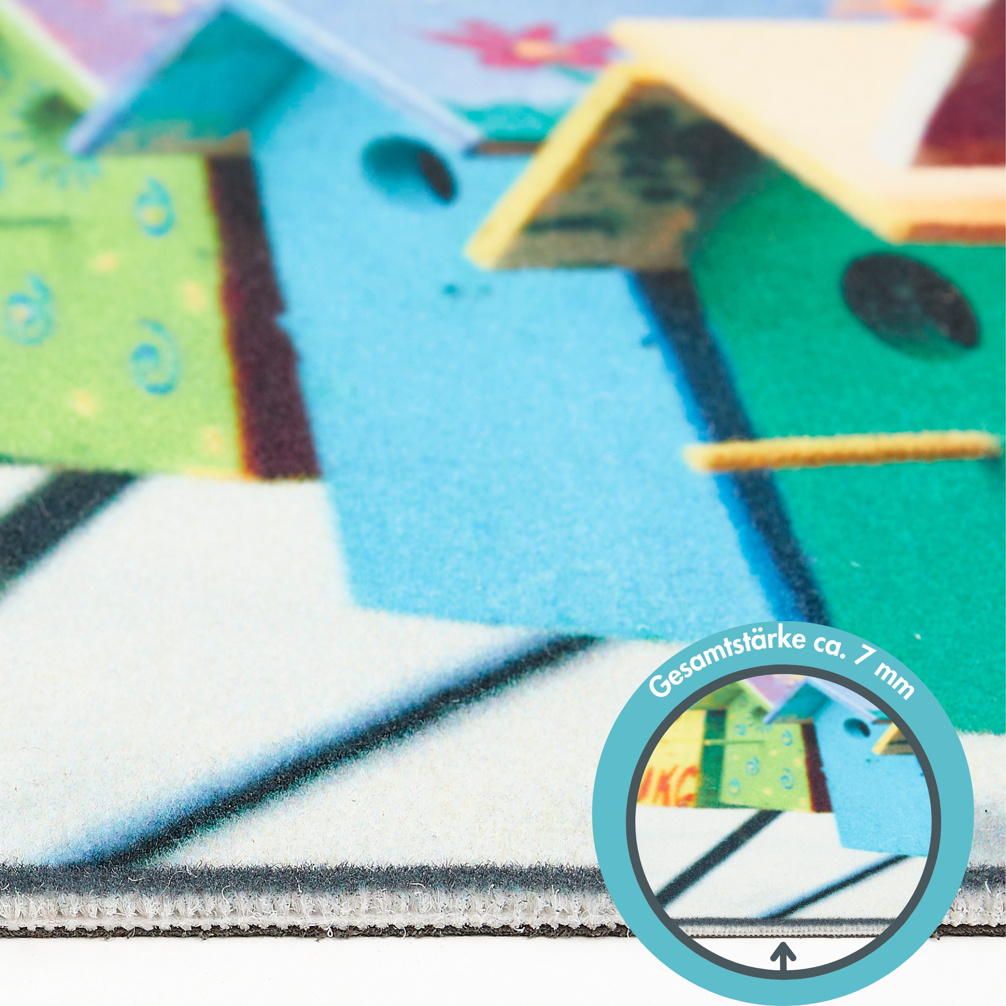 Andiamo Fussmatte »Modern«, rechteckig, 6,5 mm Höhe, Schmutzfangmatte, bedruckt, diverse Motive, In- und Outdoor geeignet