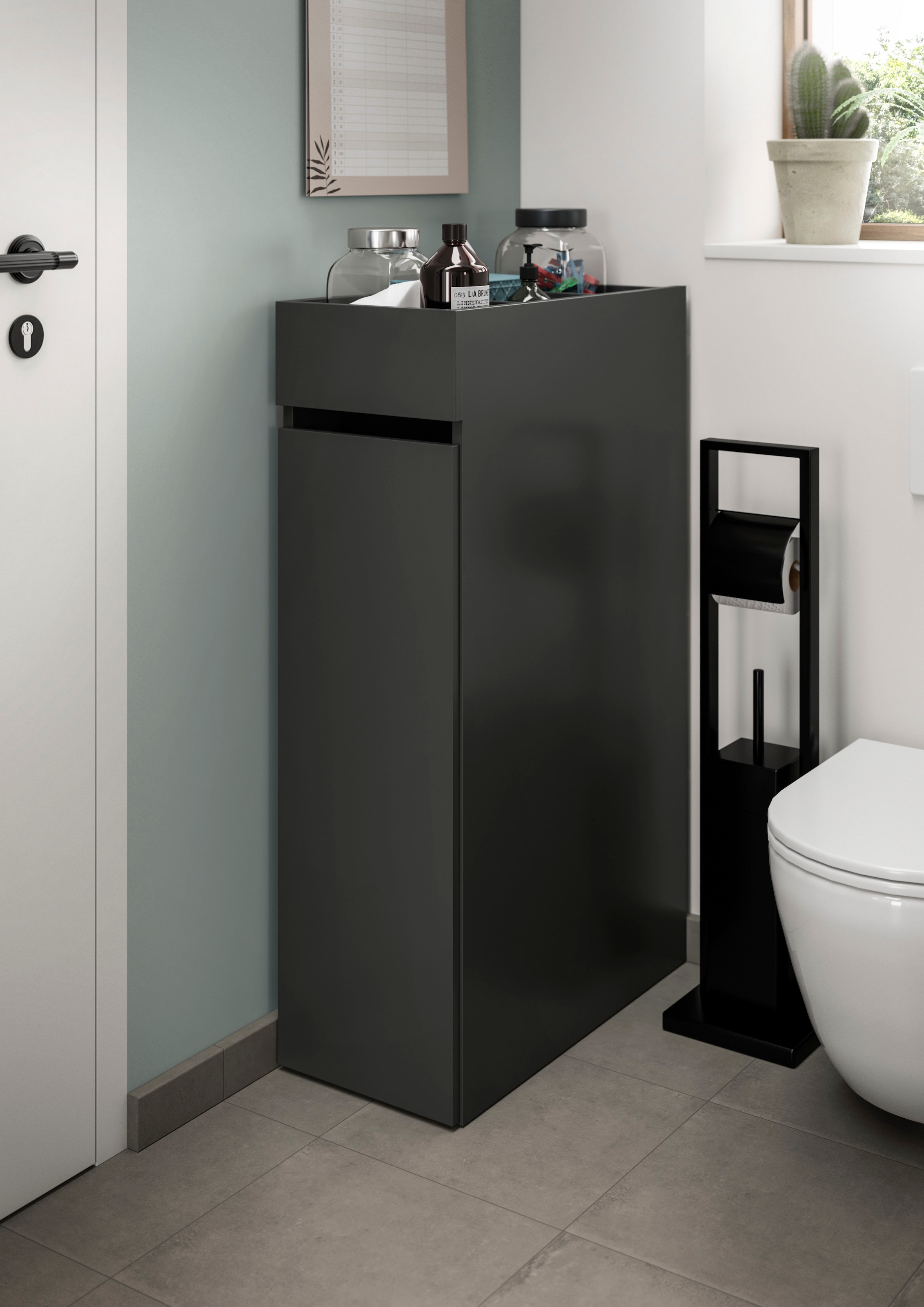 welltime Étagère annexe »FALAS,  Höhe 101cm, Apothekerauszug, 3 offene Ablagefächer« 1 cuis tlg.