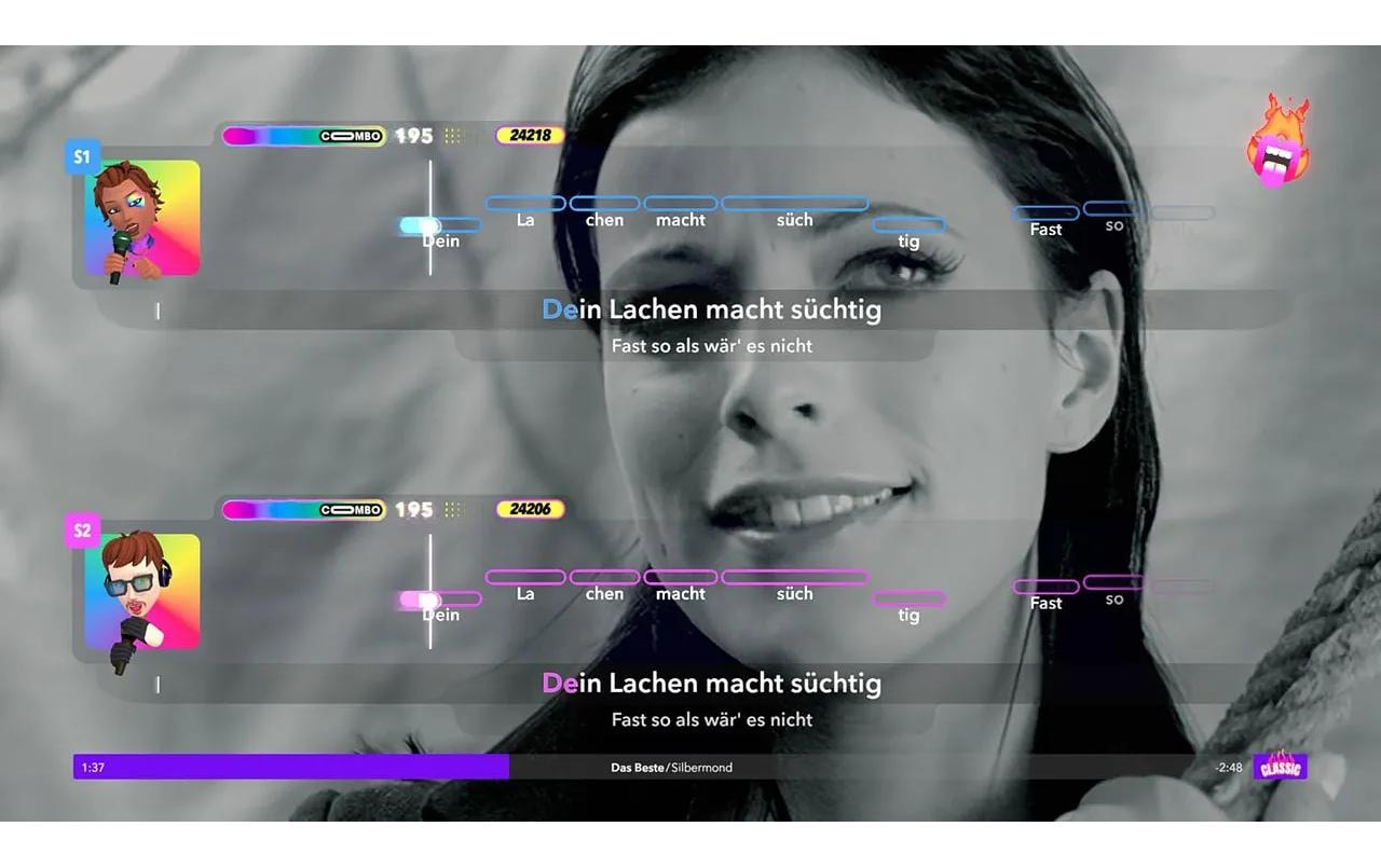 Spielesoftware »GAME Let's Sing 2025 German Version + 2 Mics«, PlayStation 4
