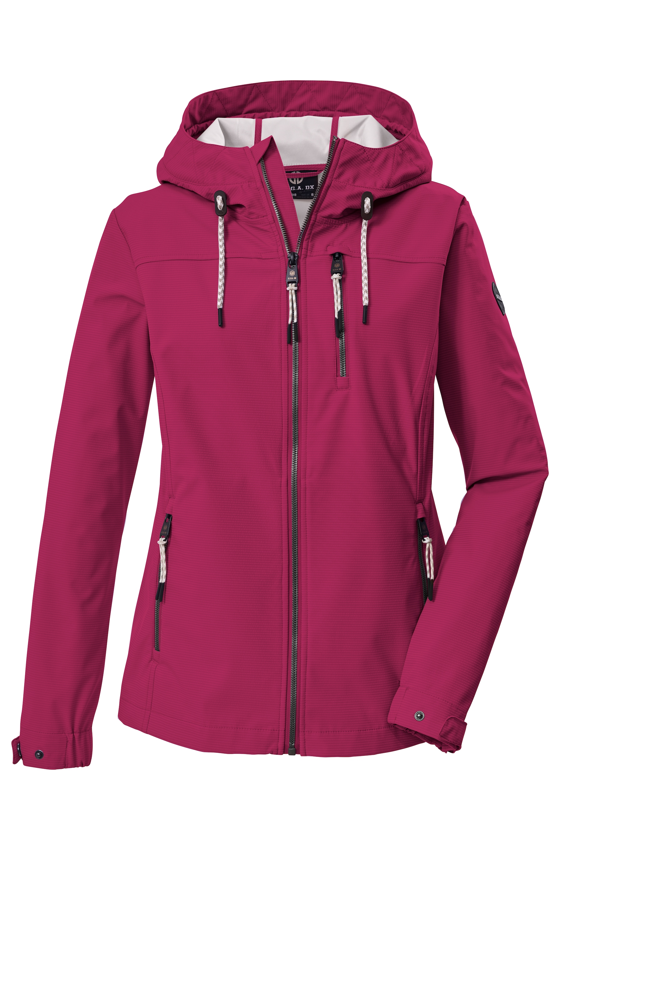 G.I.G.A. DX by killtec Veste softshell »GS 111 WMN SFTSHLL JCKT« avec capuche réglable, respirant, déperlant, coupe-vent