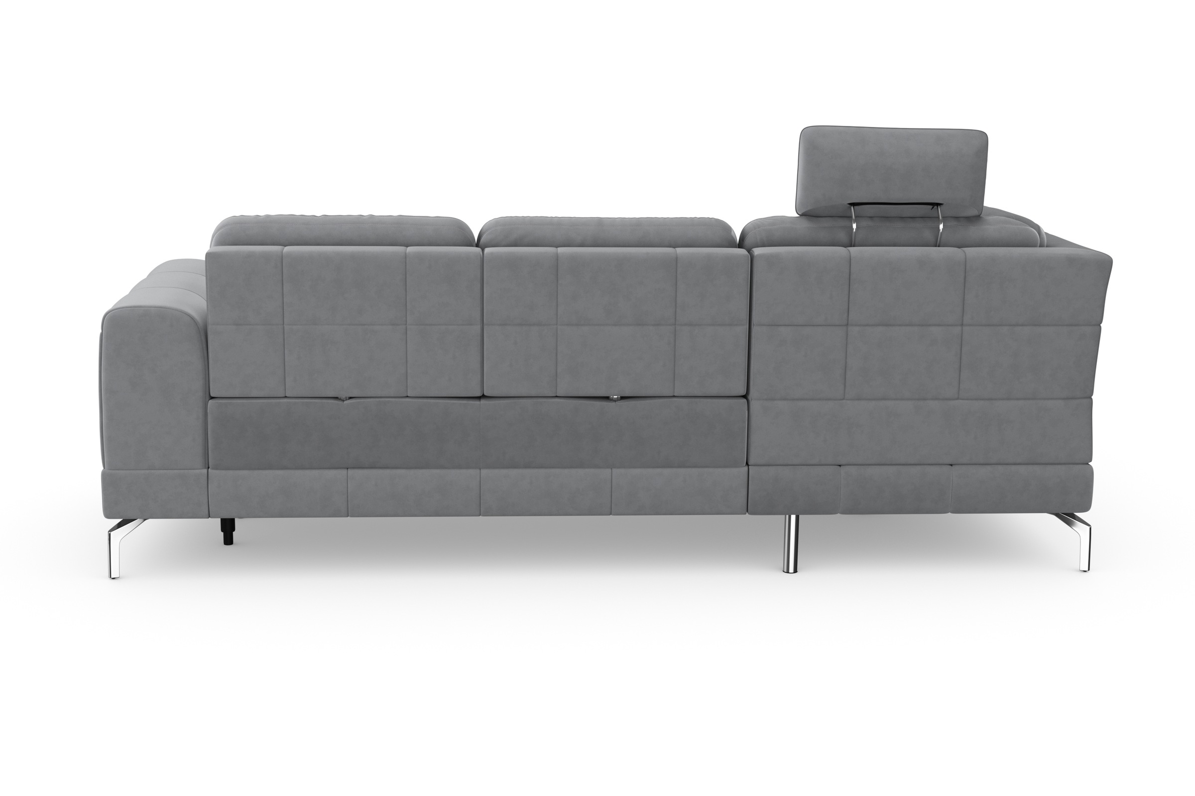 sit&more Ecksofa »Bendigo L-Form« inklusive Sitztiefenverstellung, Bodenfreiheit 15 cm, in 2 Fussfarben