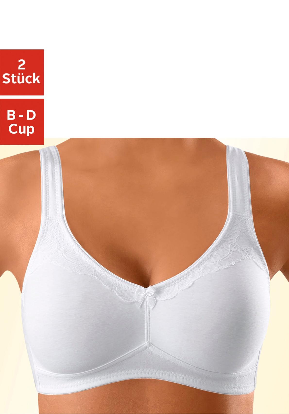 Image of Naturana Bügelloser BH, (2 Stück), aus angenehmer Baumwolle, Basic Dessous bei Ackermann Versand Schweiz