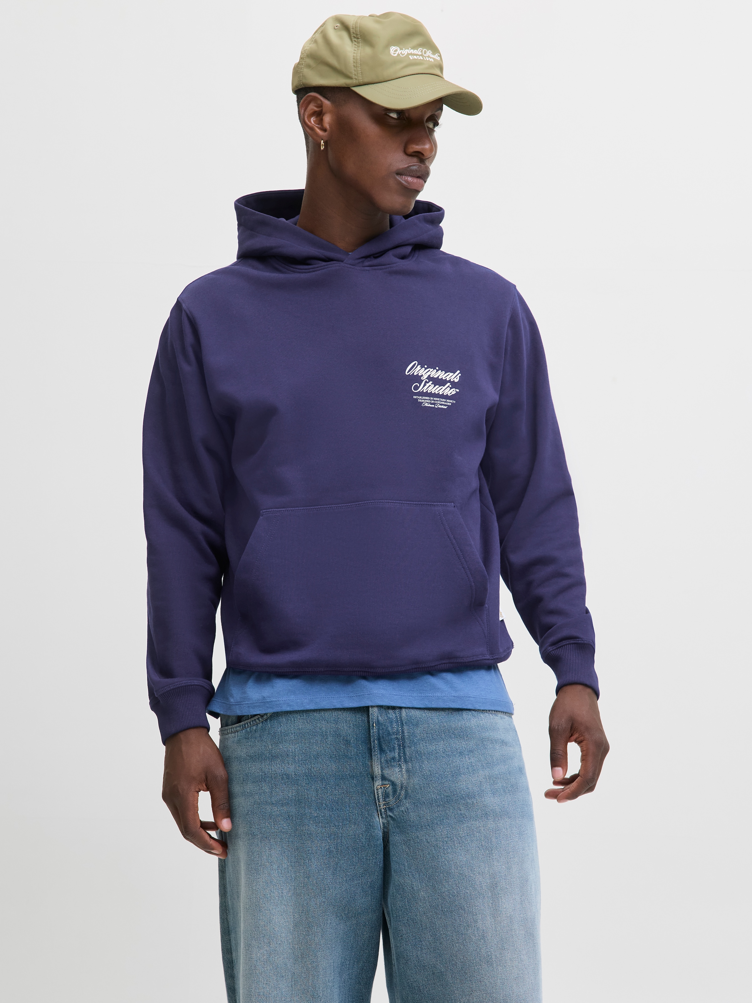 Jack & Jones Kapuzensweatshirt »JORNORREBRO TYPO BACK SWEAT HOOD SN«