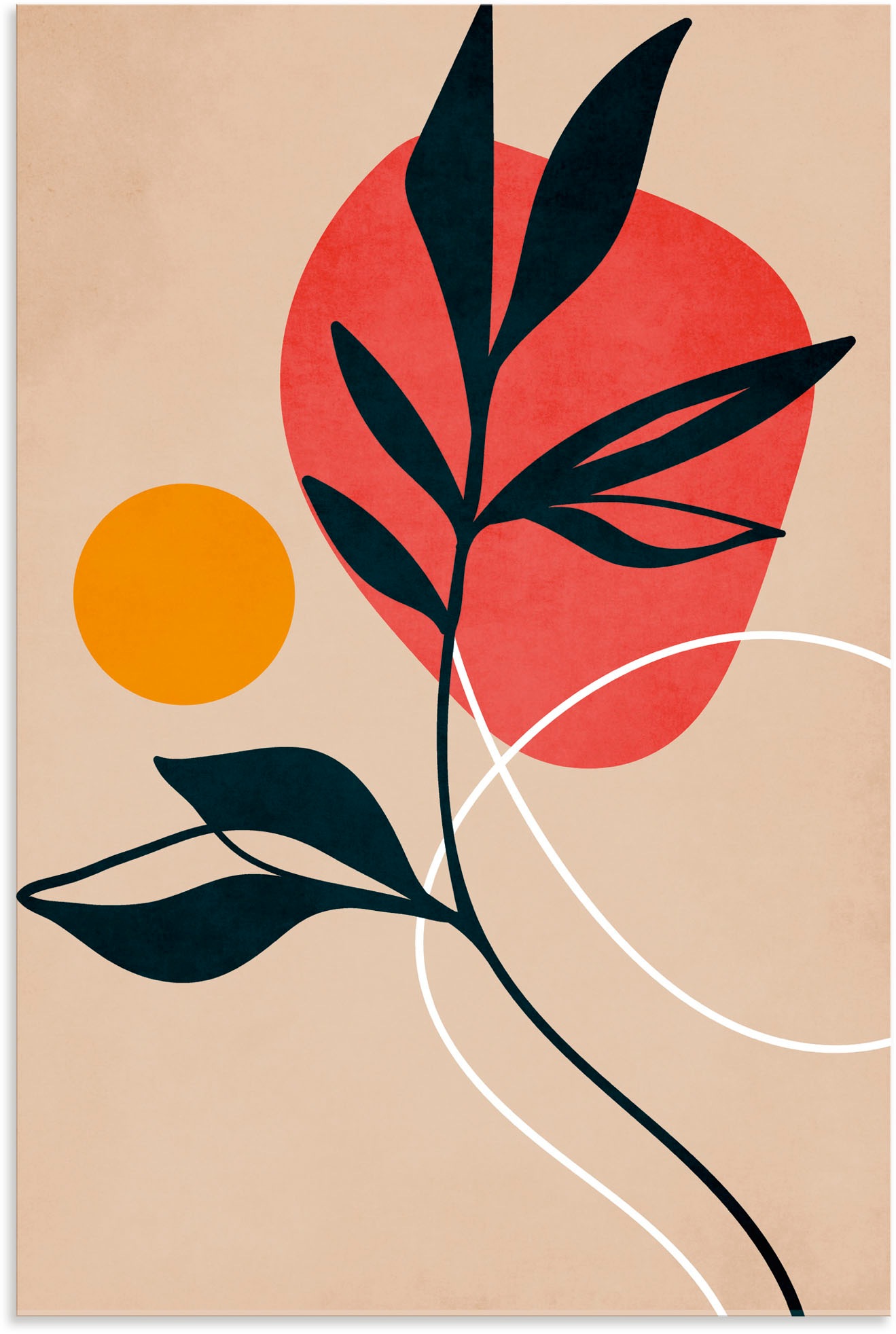 Image of Artland Wandbild »Erinnerung«, Blätterbilder, (1 St.), in vielen Grössen & Produktarten - Alubild / Outdoorbild für den Aussenbereich, Leinwandbild, Poster, Wandaufkleber / Wandtattoo auch für Badezimmer geeignet bei Ackermann Versand Schweiz