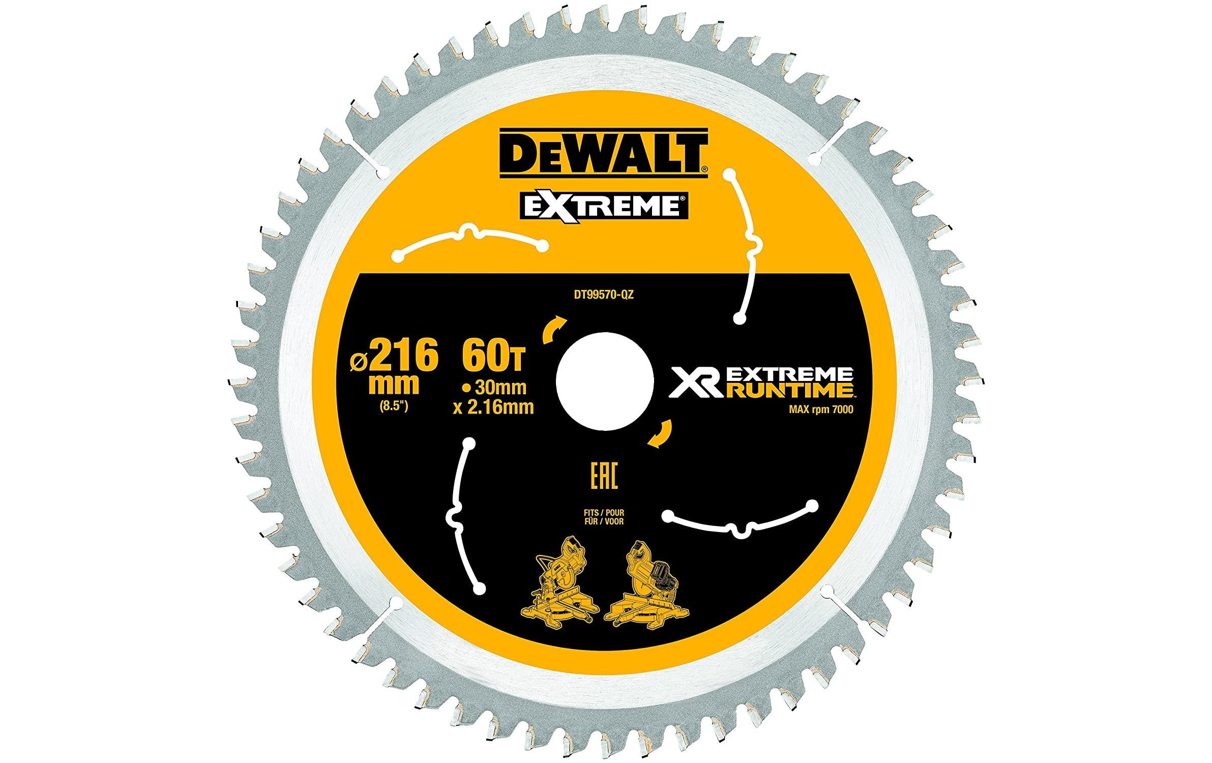 Image of DeWalt Kreissägeblatt "216 x 30 mm" 1 Stk. tlg.