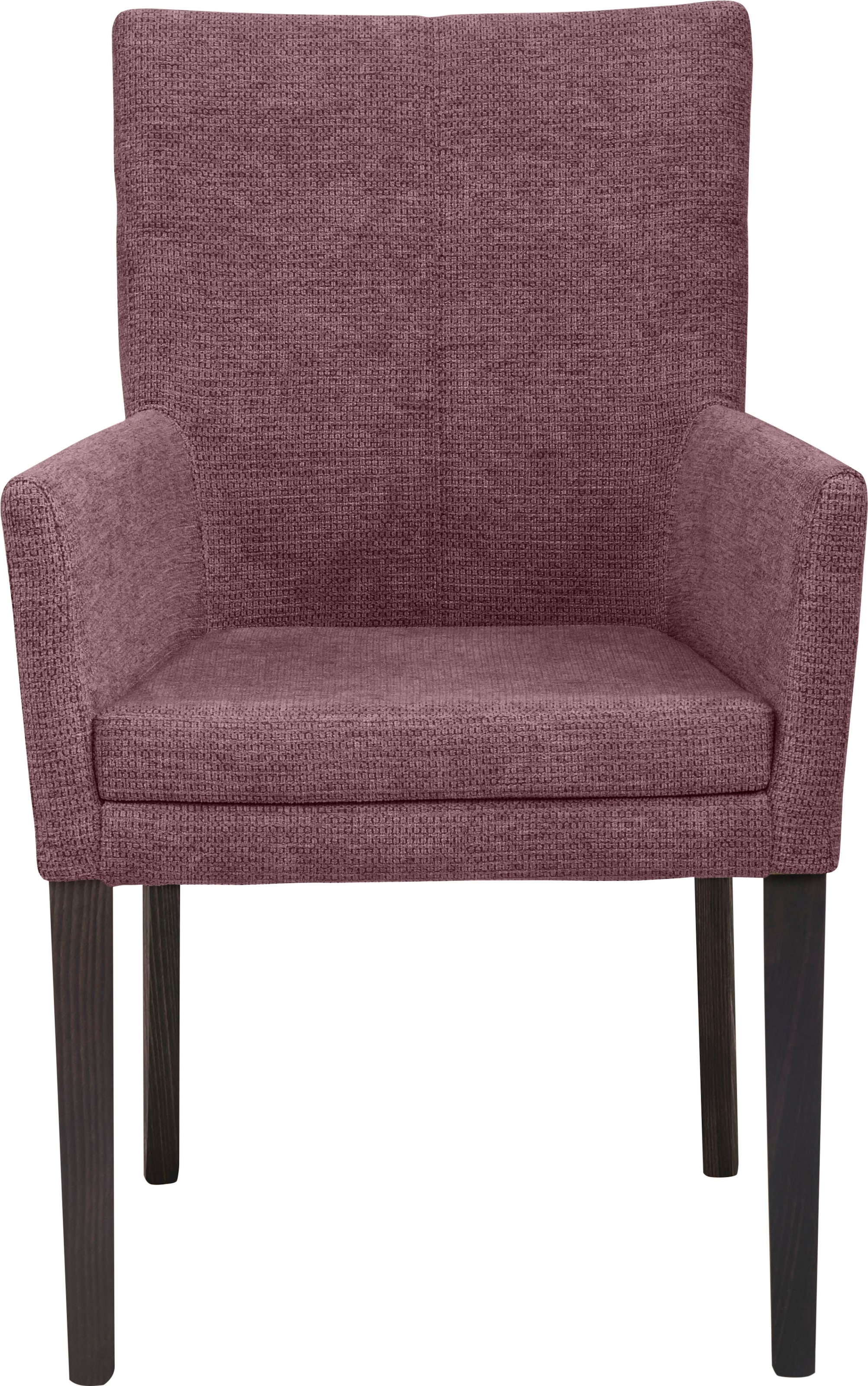 Home affaire Armlehnstuhl »Aspen« () Beine aus massiver Buche, wengefarben lackiert