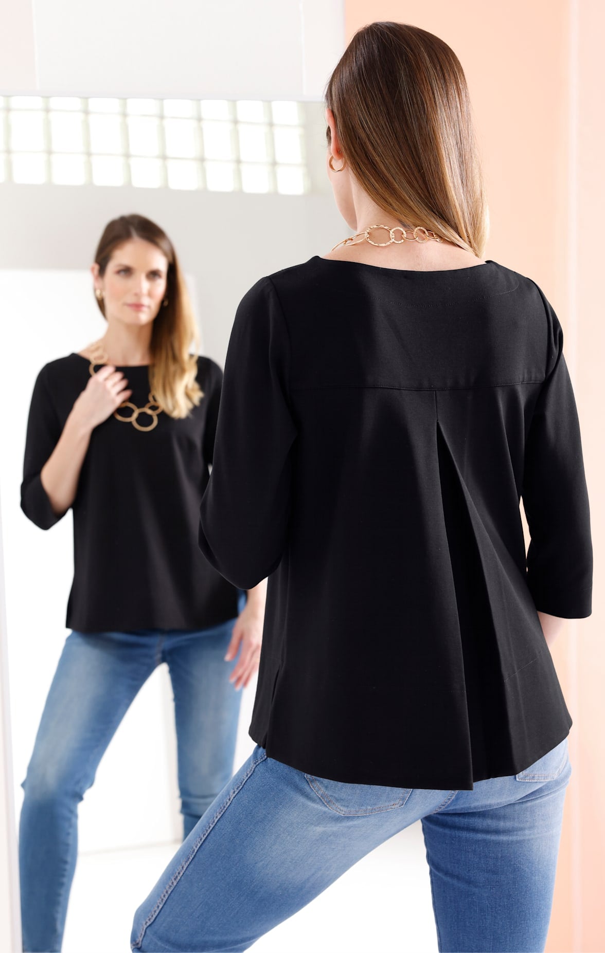 heine 3/4-Arm-Shirt »Shirt«, (1 tlg.)