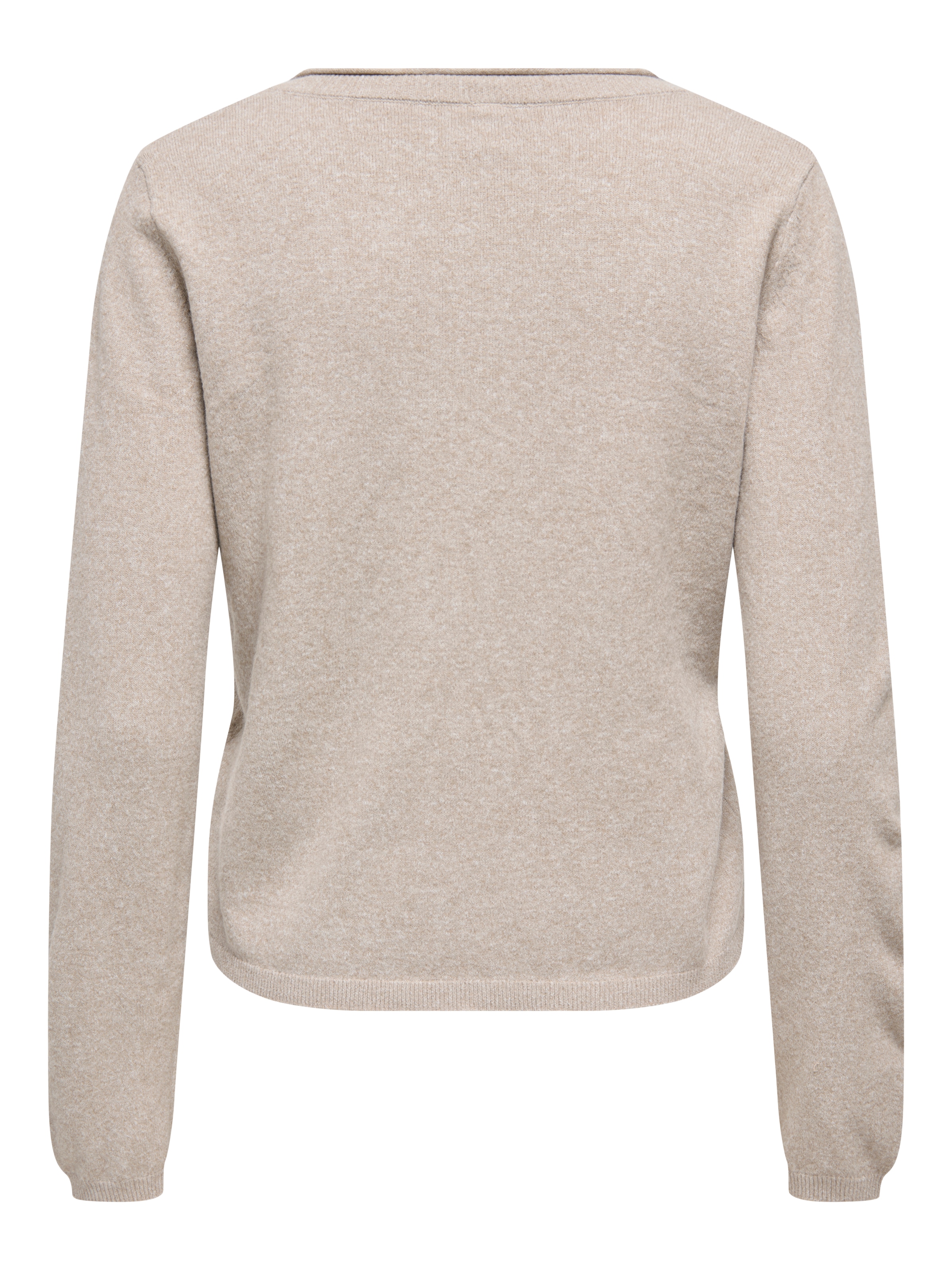 ONLY V-Ausschnitt-Pullover »ONLLOYAL LIFE LS V-NECK PULLO KNT NOOS« Materialmix