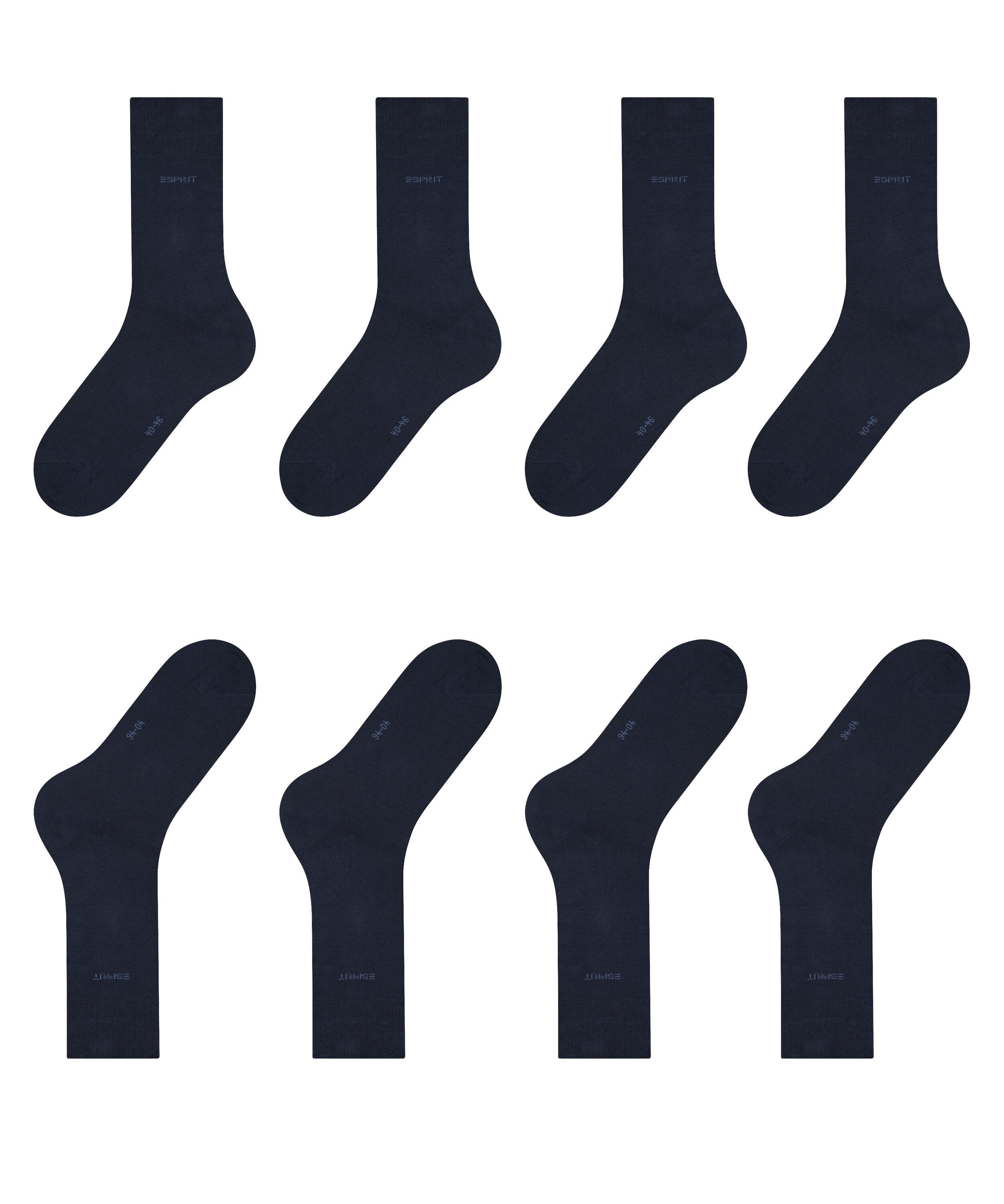 Esprit Chaussettes »Solid« Chaussettes unies, pack avantage basique, hauteur mollet
